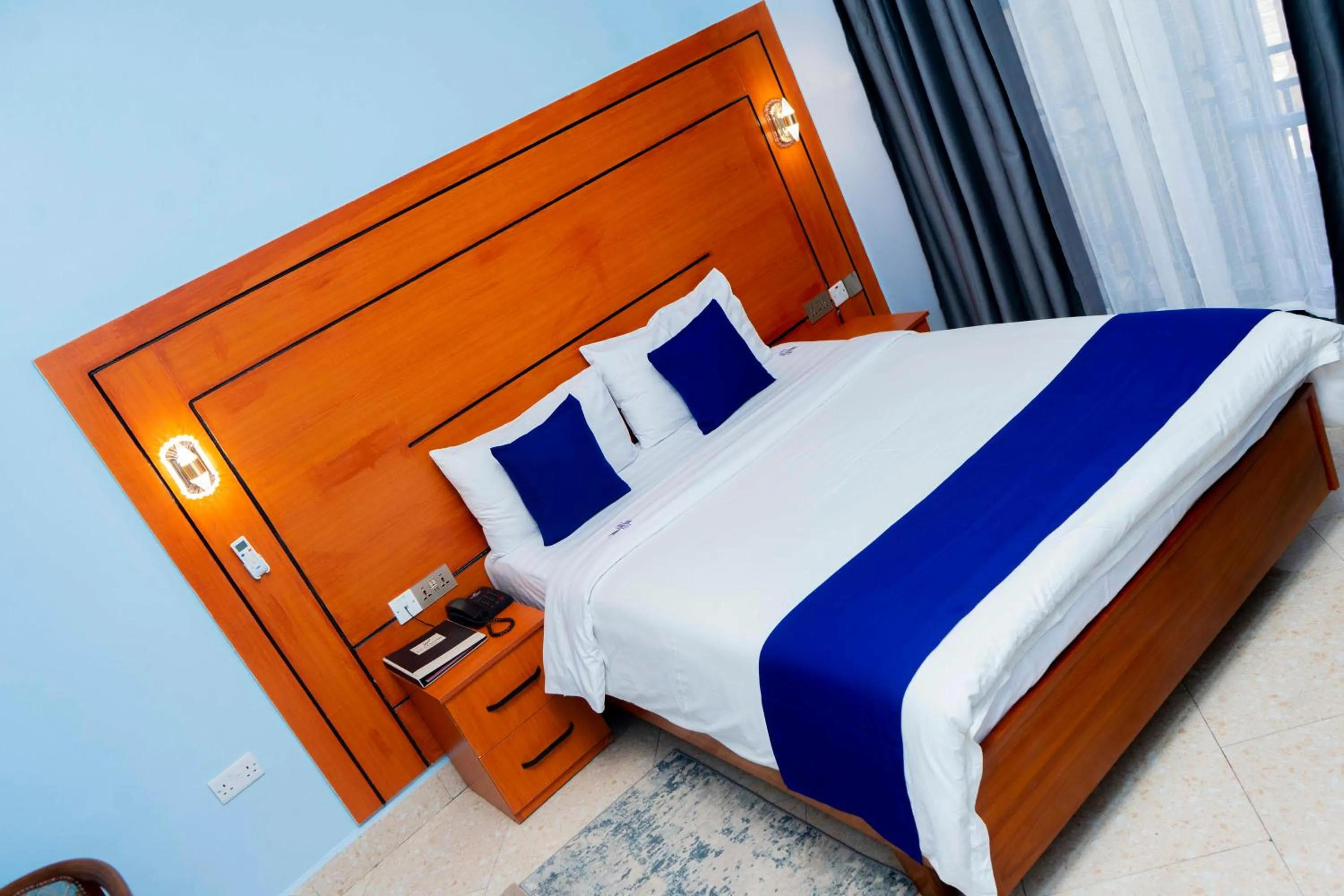 Bed in La Stanar Hotel