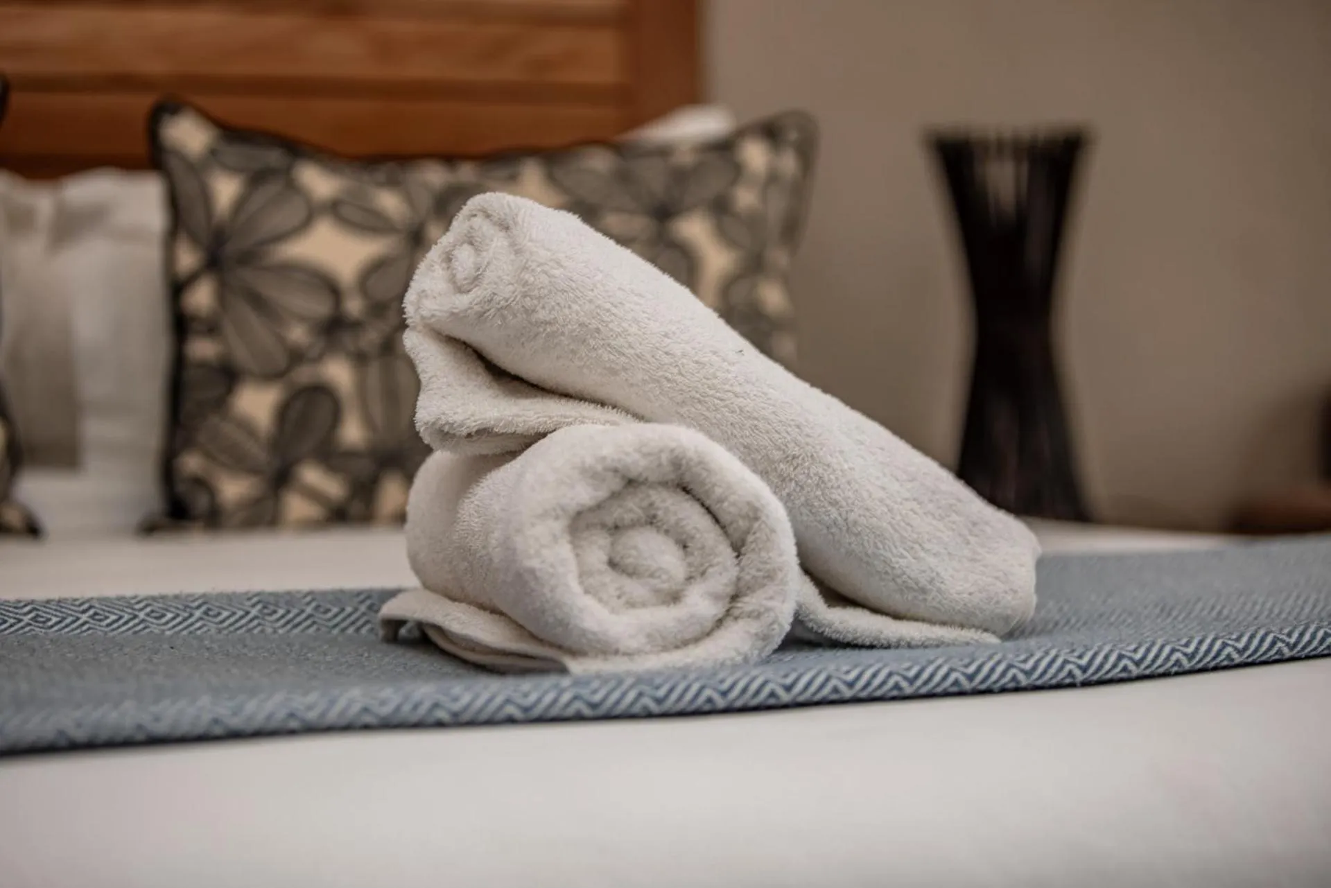 Bed in Bushbaby Valley Lodge