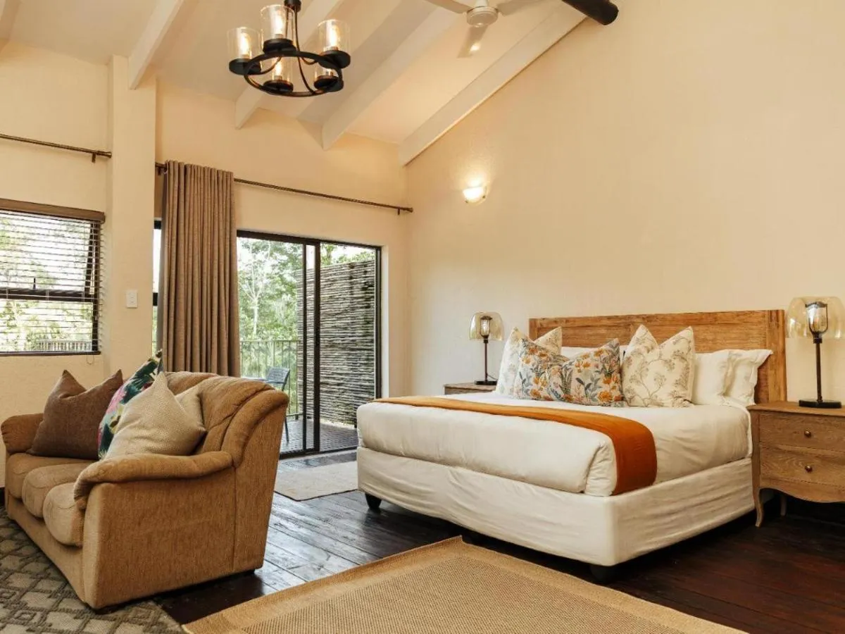 Bed in Bushbaby Valley Lodge