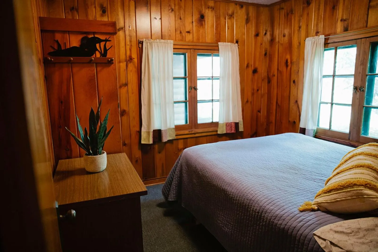 Bed in Riverside Point Resort