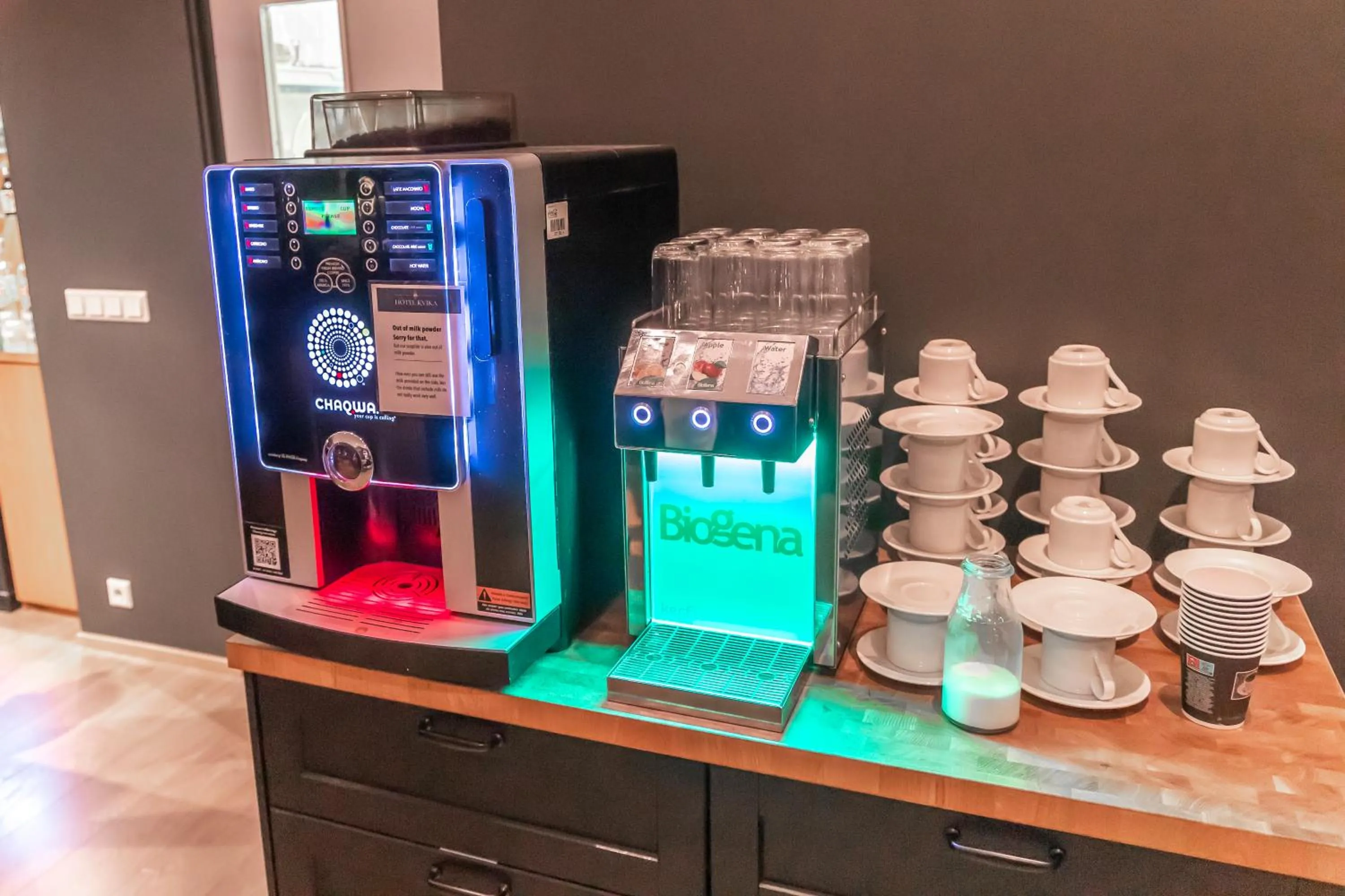 Coffee/tea facilities in Hotel Kvika