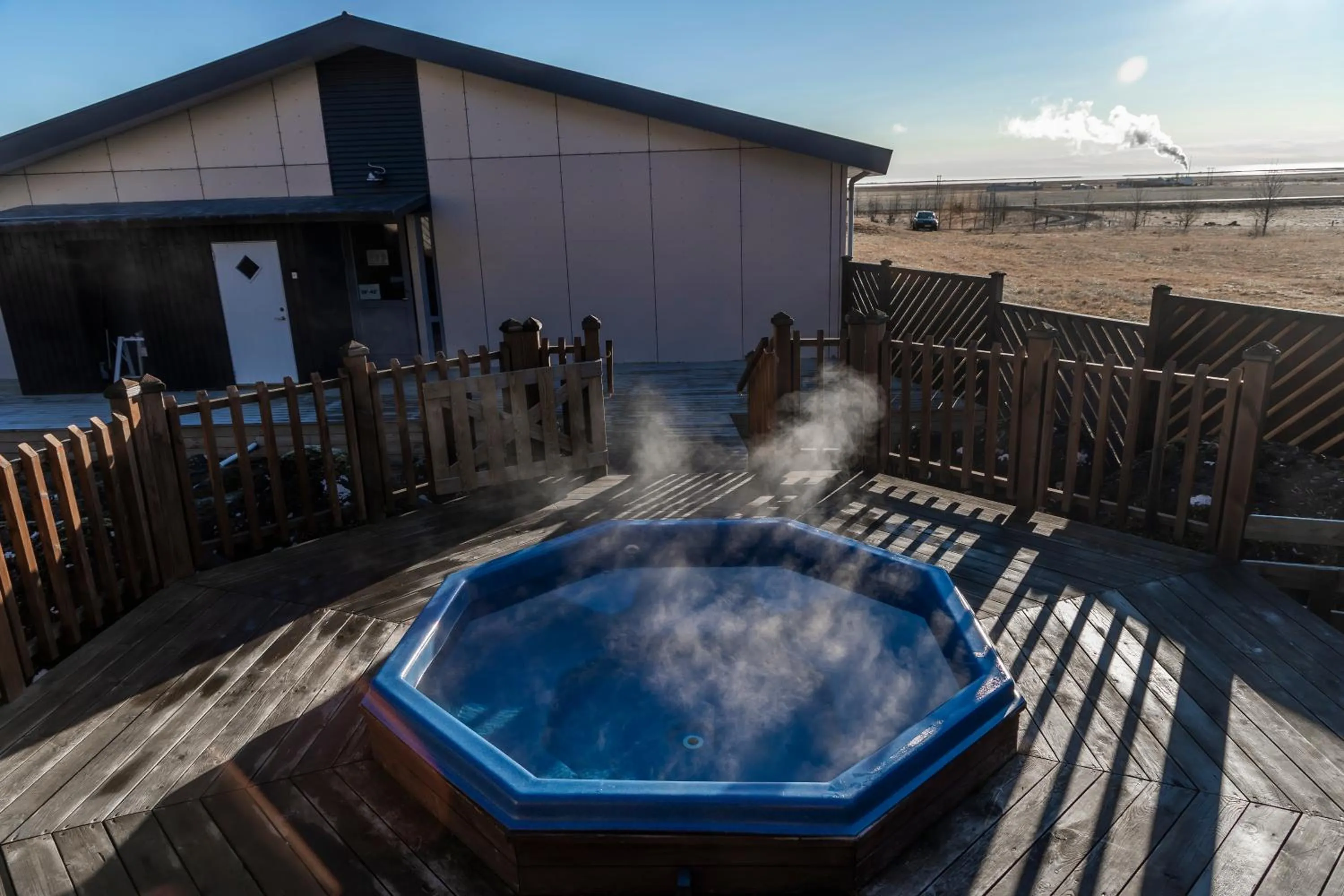 Hot Tub in Hotel Kvika