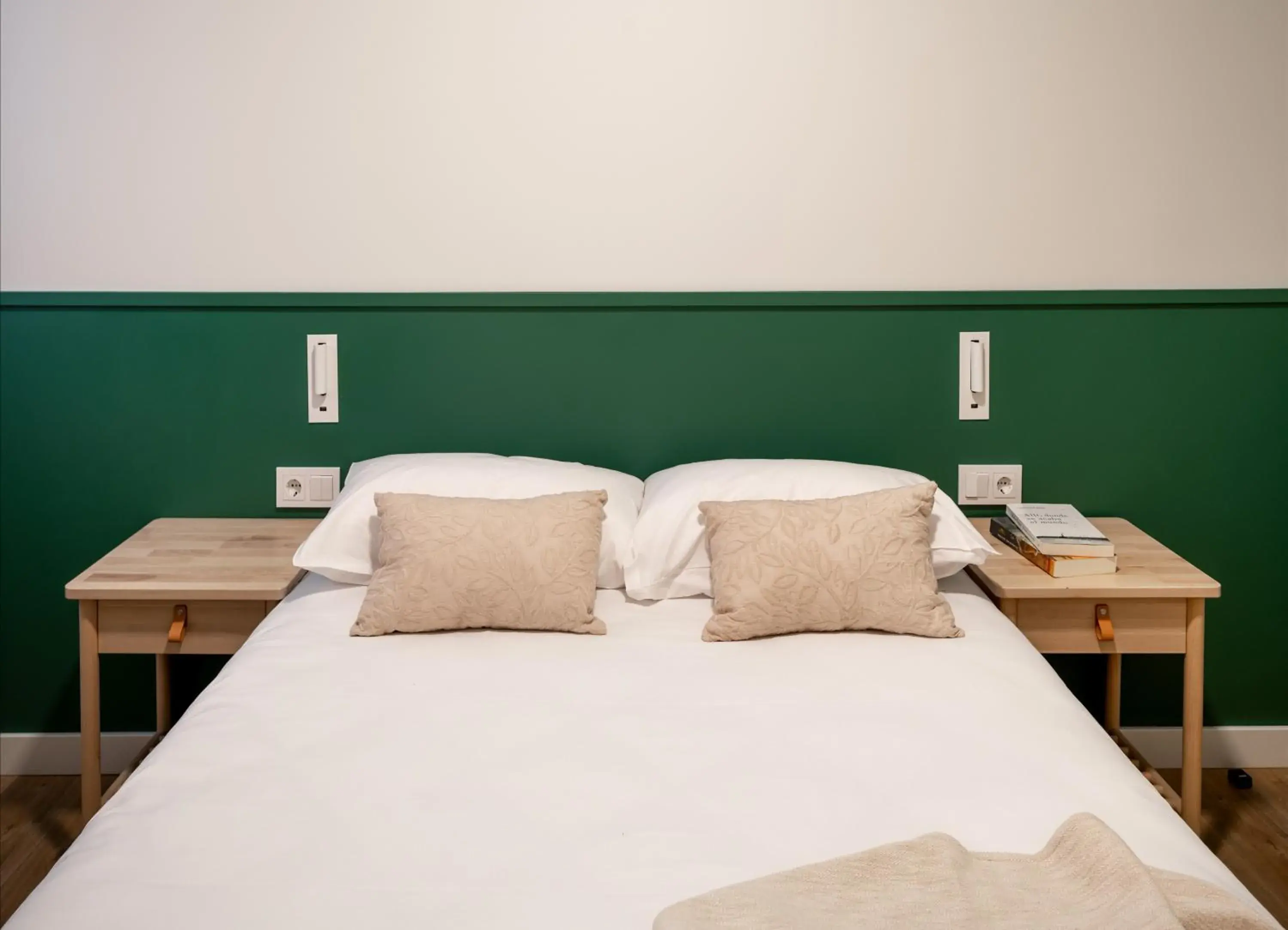 Bed in Apartamentos Líbere Bilbao La Vieja Bed in Apartamentos Líbere Bilbao La Vieja