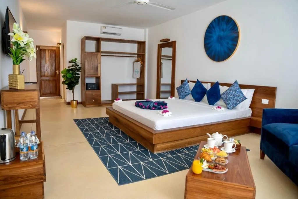 Bed in Imara Beach Resort