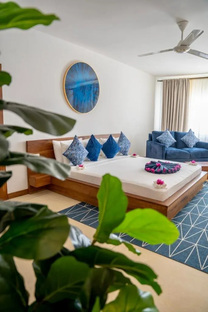 Bed in Imara Beach Resort