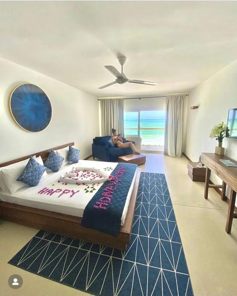 Bed in Imara Beach Resort