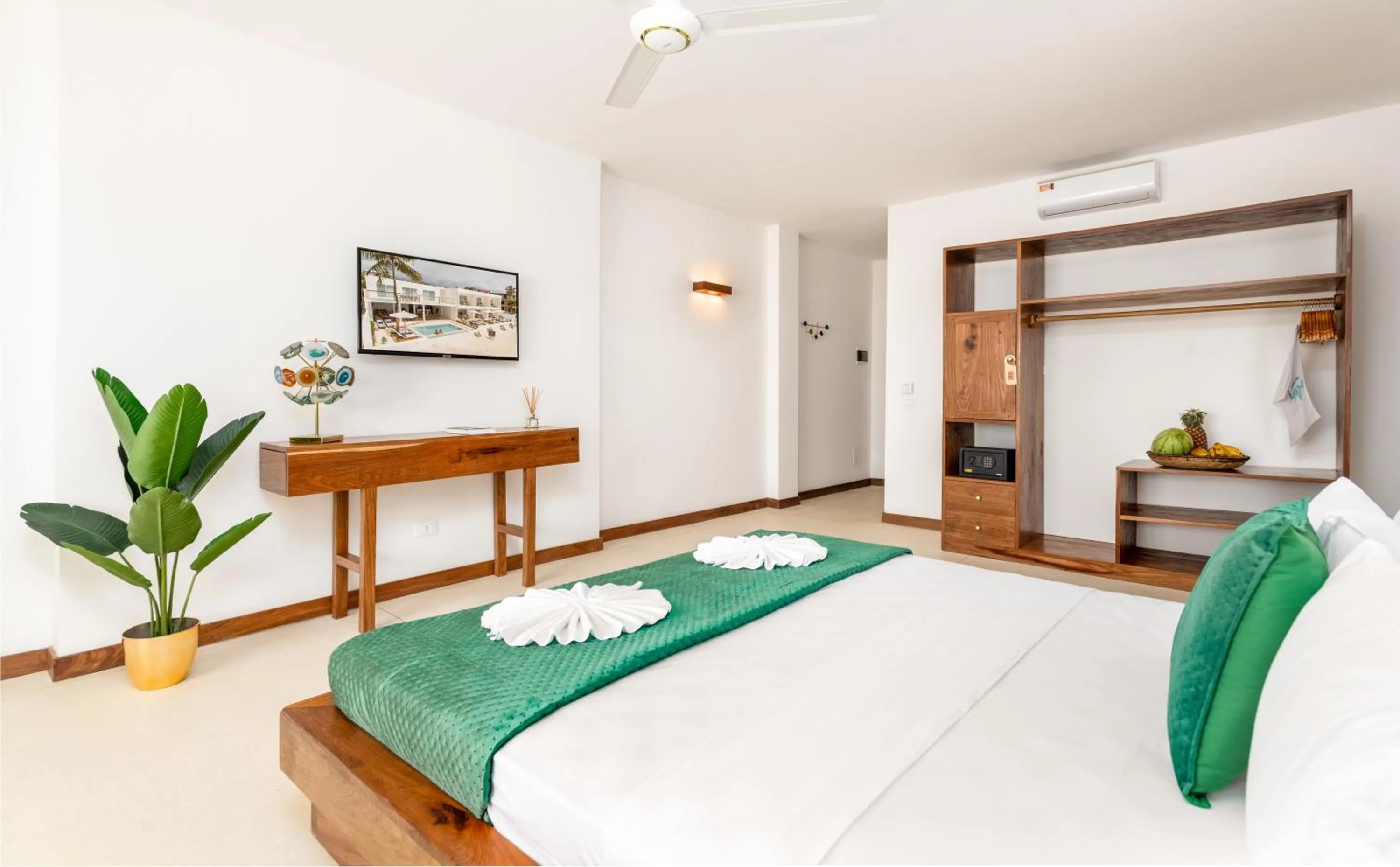 Bed in Imara Beach Resort