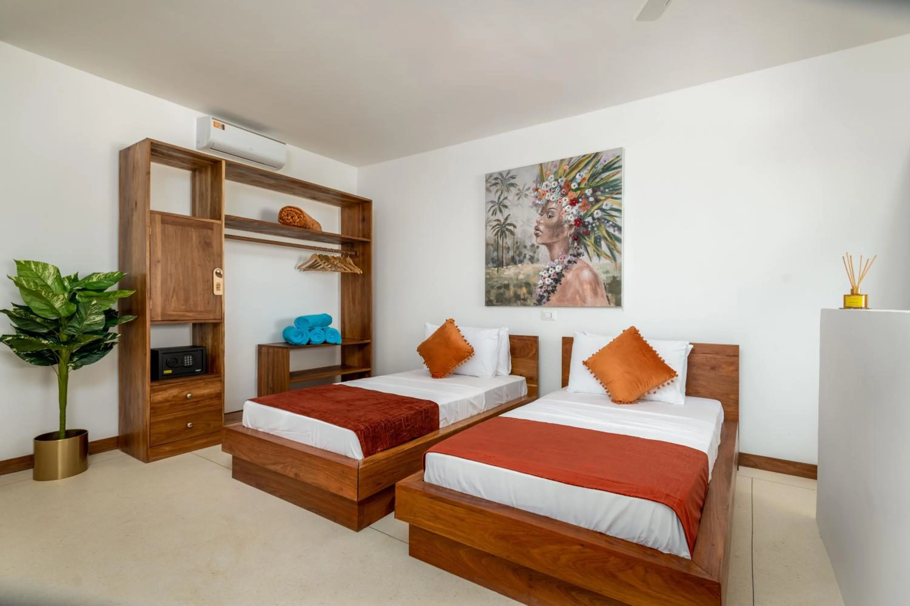 Bed in Imara Beach Resort