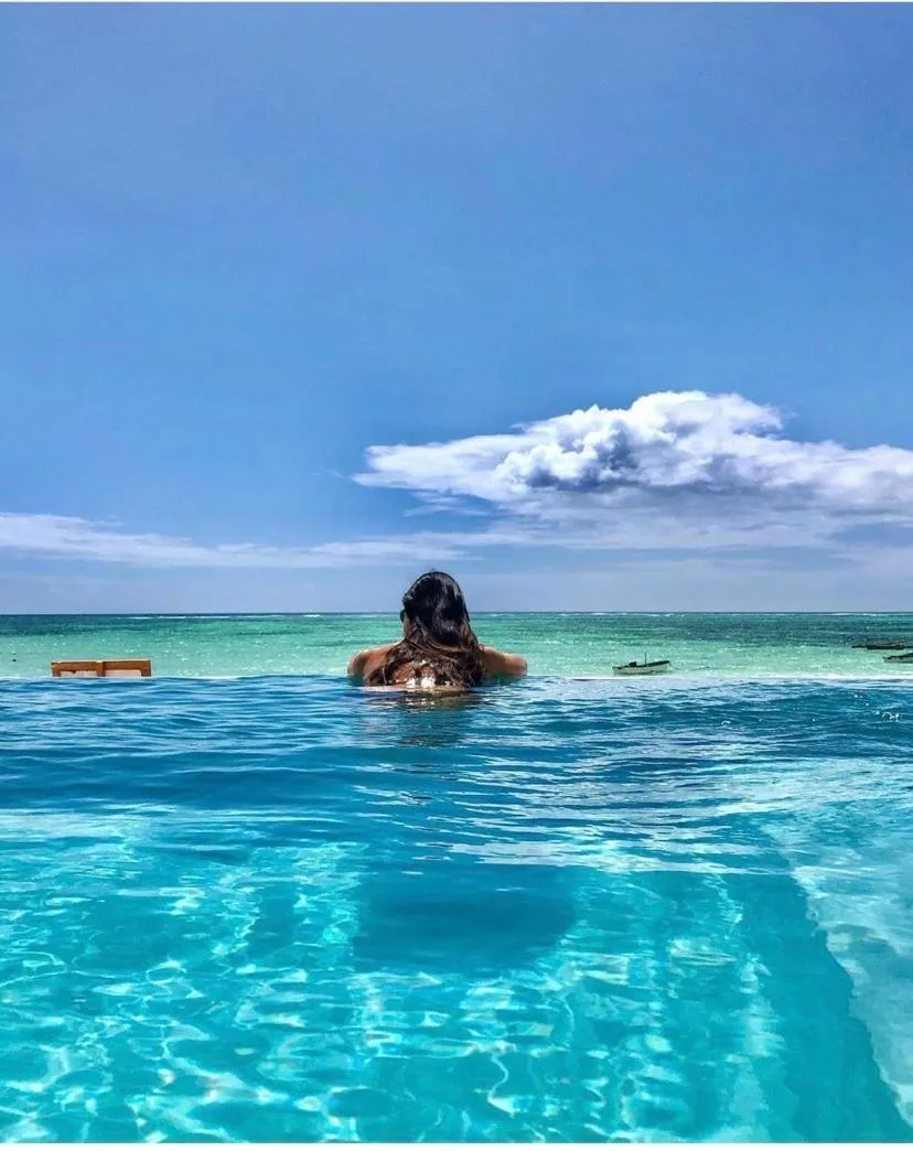 People in Imara Beach Resort