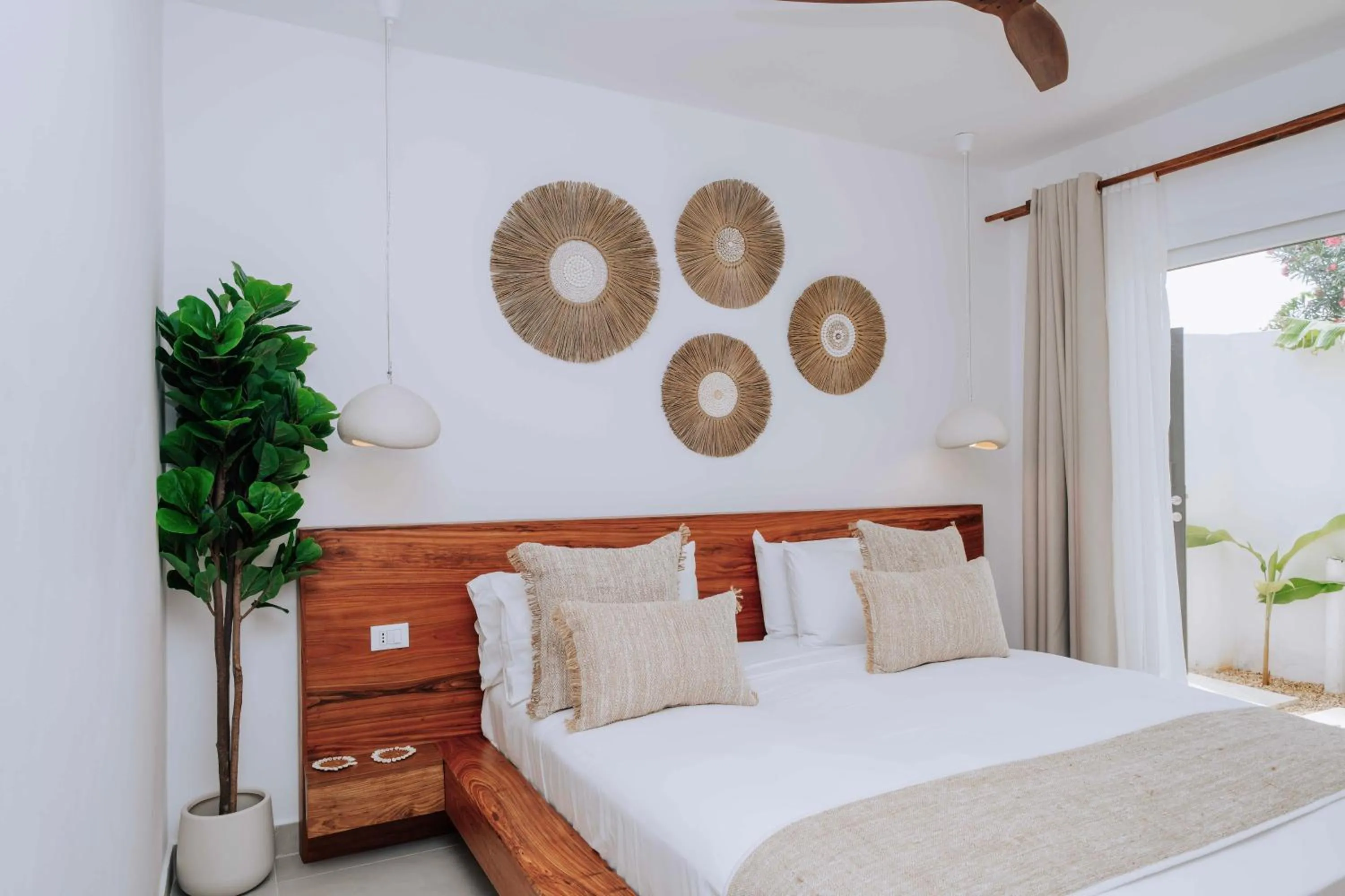 Bed in Imara Beach Resort