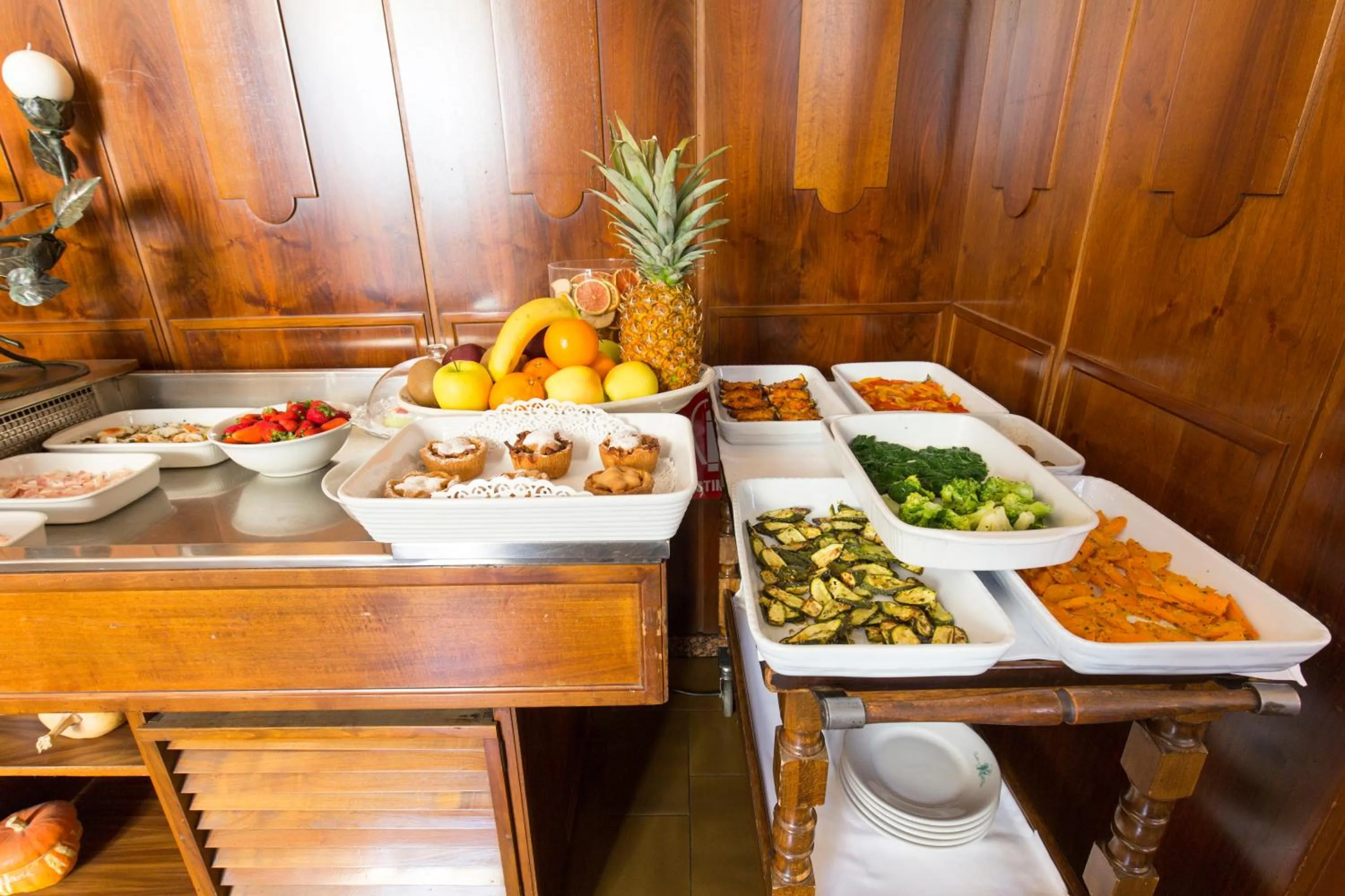 Food and drinks in Antica Trattoria dell'Uva