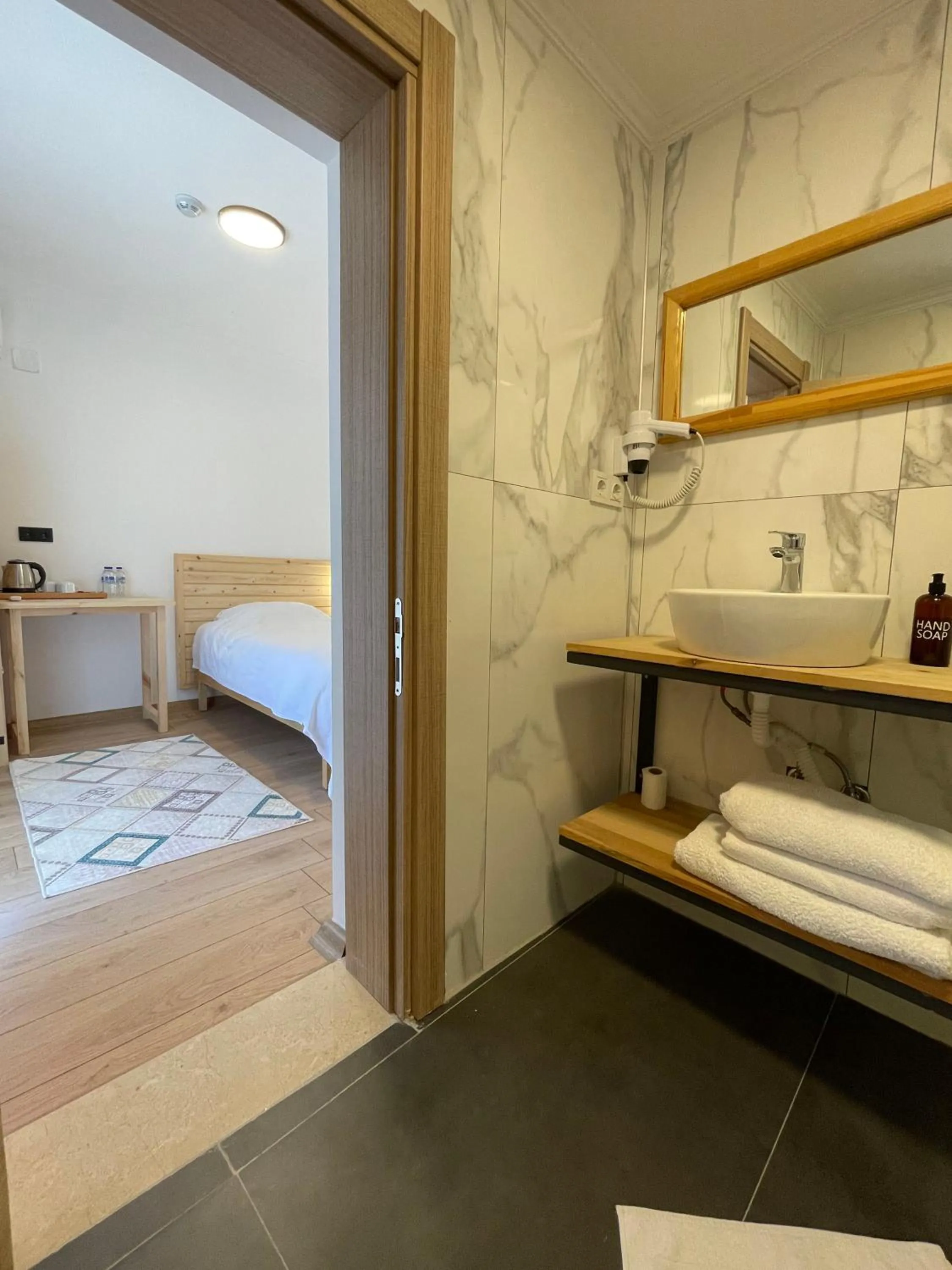 Bathroom in Dalaman Airport AliBaba Hotel