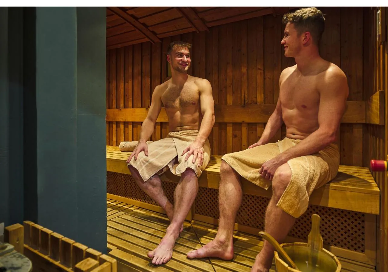 Sauna in Hotel-Hofbräu am Stadtring