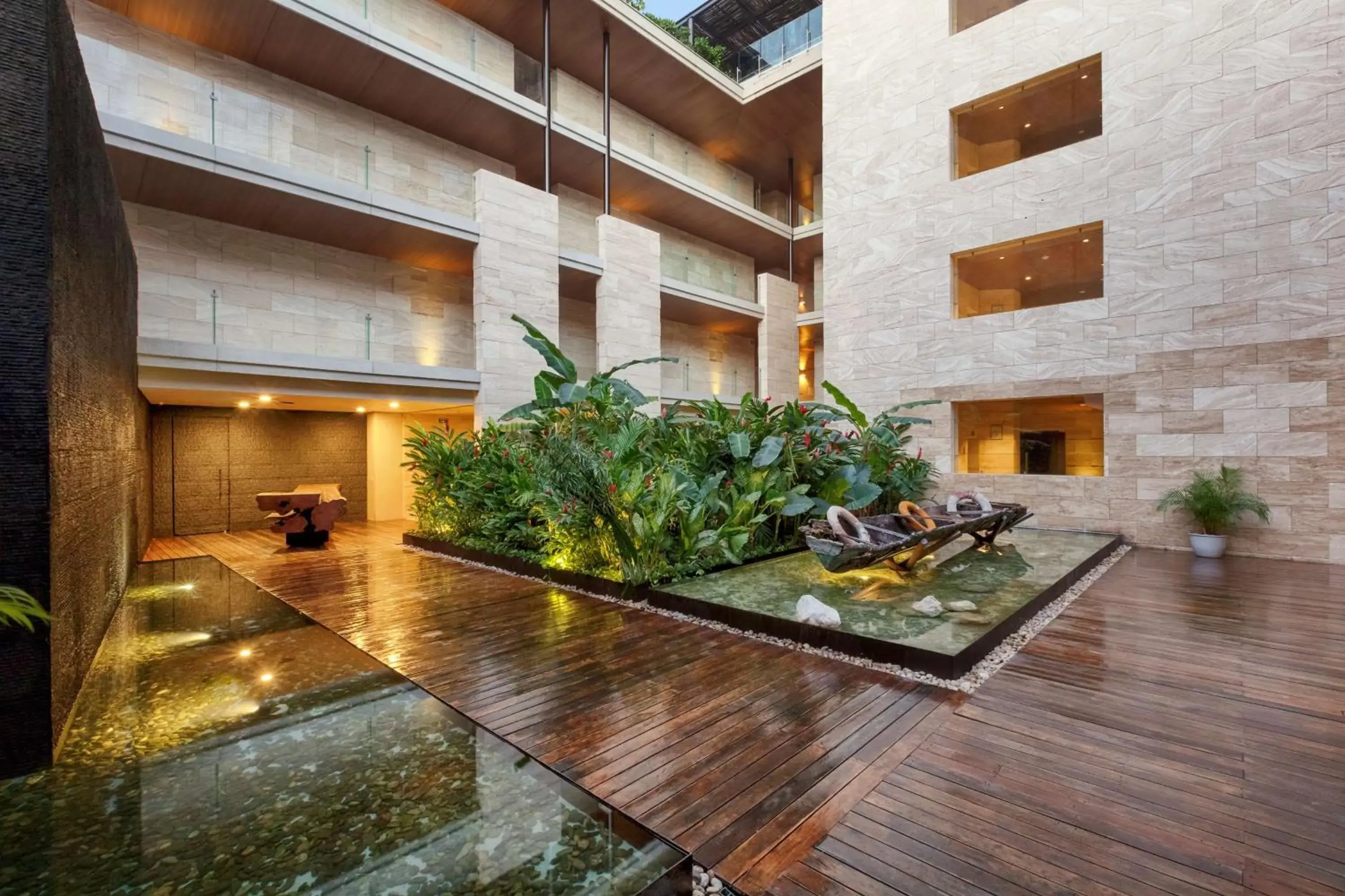 Inner courtyard view in The Yucatan Playa Del Carmen, Tapestry Collection By Hilton Inner courtyard view in The Yucatan Playa Del Carmen, Tapestry Collection By Hilton