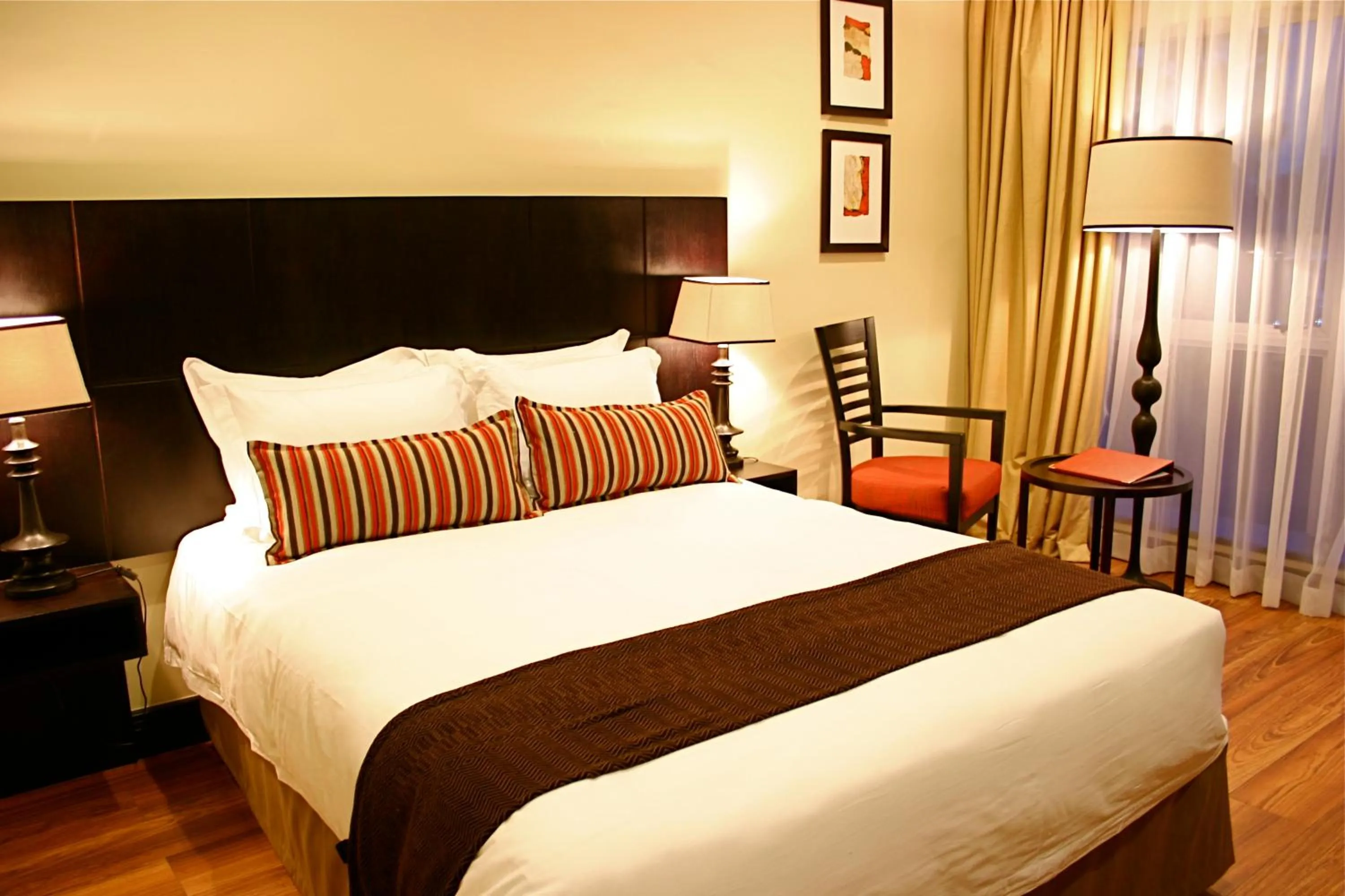 Bed in Mount Meru Hotel