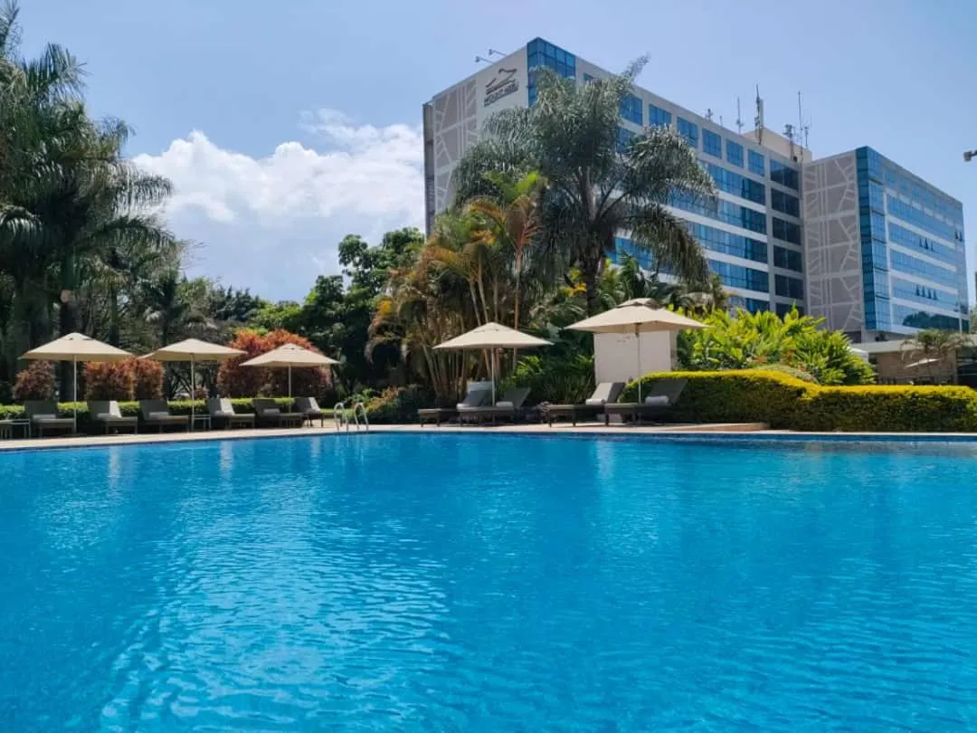 Pool view in Mount Meru Hotel