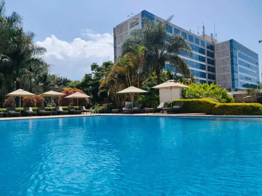 Pool view in Mount Meru Hotel Pool view in Mount Meru Hotel