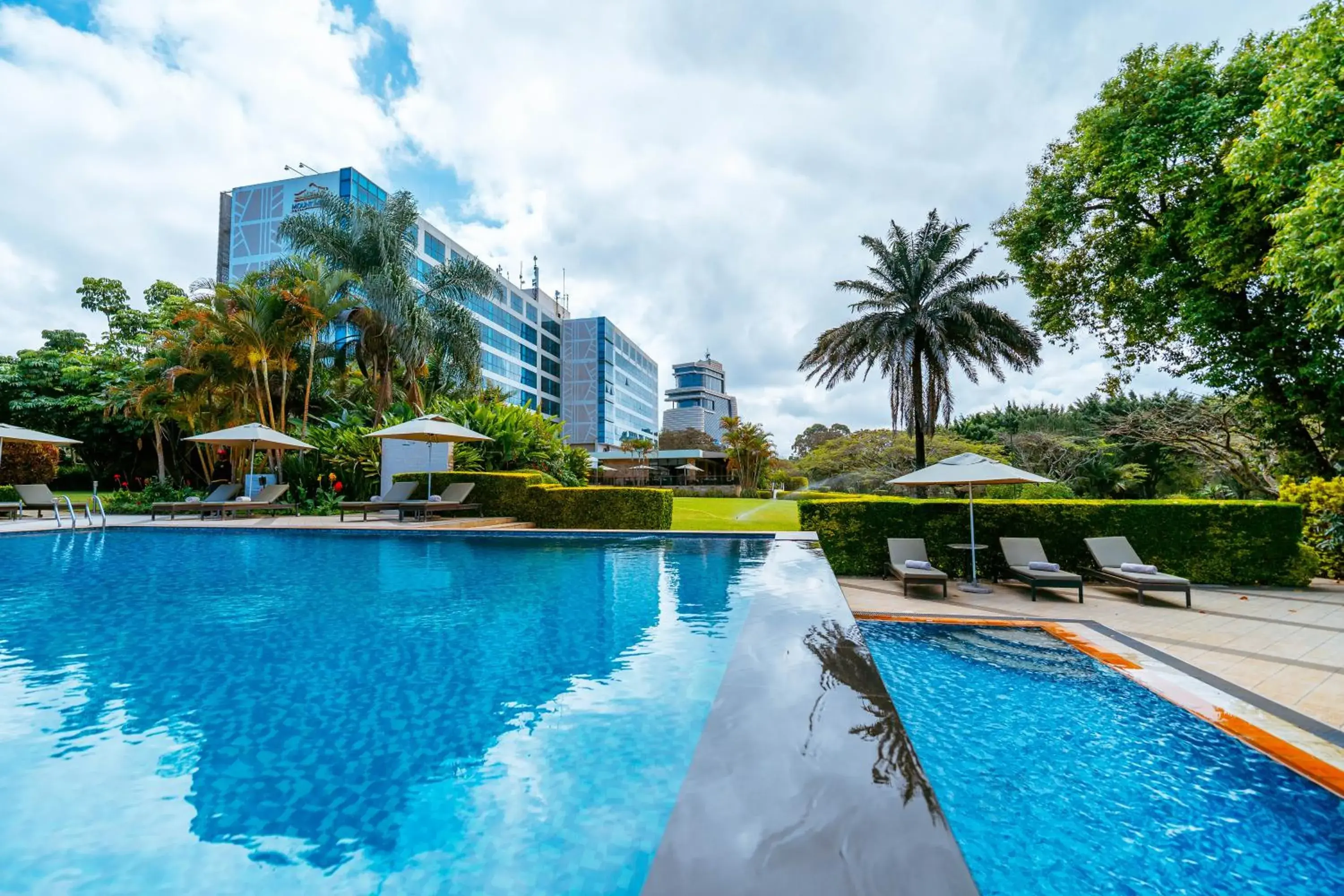 Swimming pool in Mount Meru Hotel Swimming pool in Mount Meru Hotel