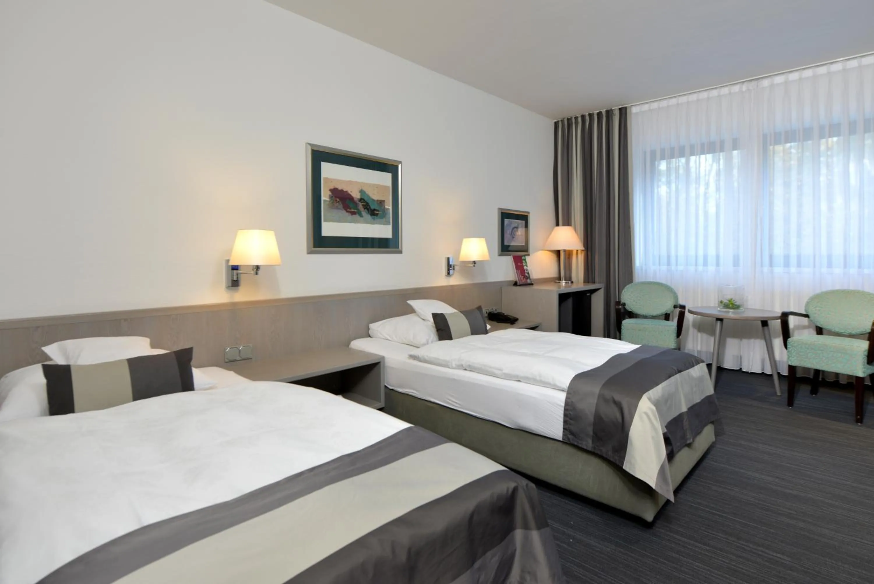 Photo of the whole room, Bed in Hotel Spiegel