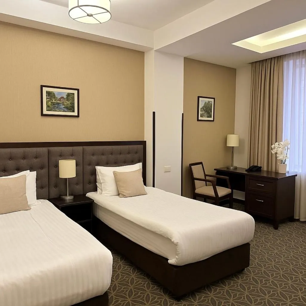 Bed in Yerevan Resident Hotel