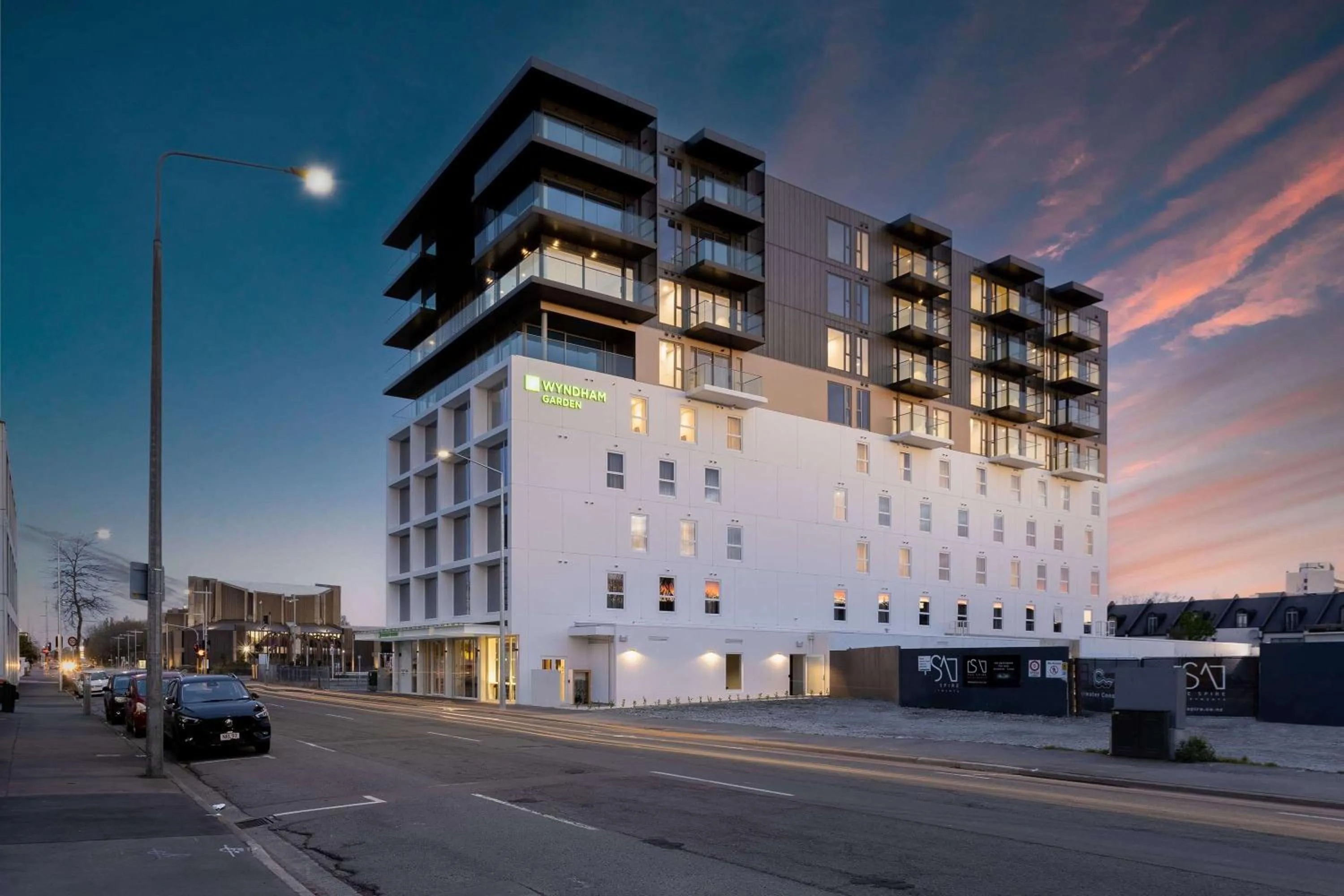 Property building in Wyndham Garden Christchurch Kilmore Street