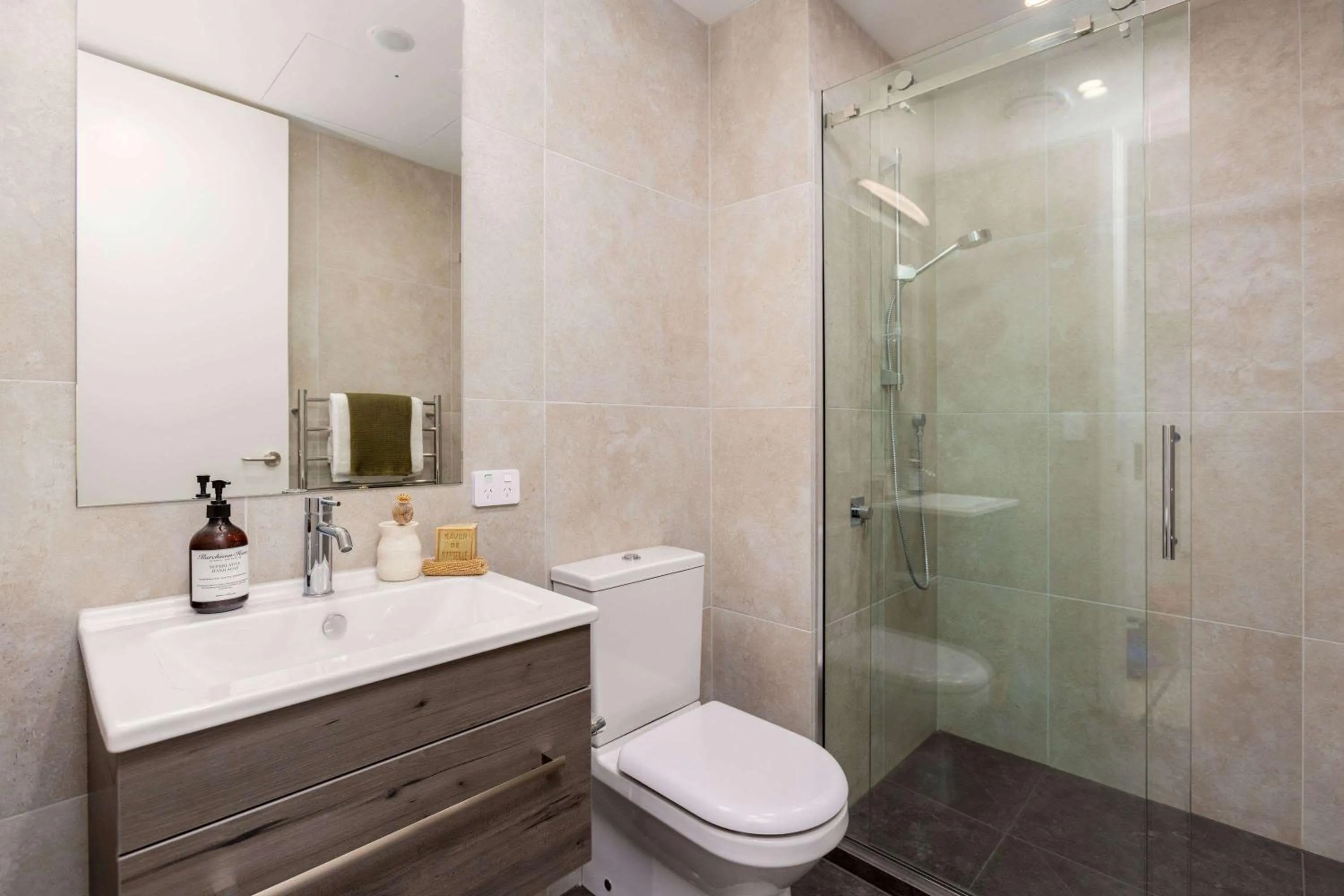 Bathroom in Wyndham Garden Christchurch Kilmore Street