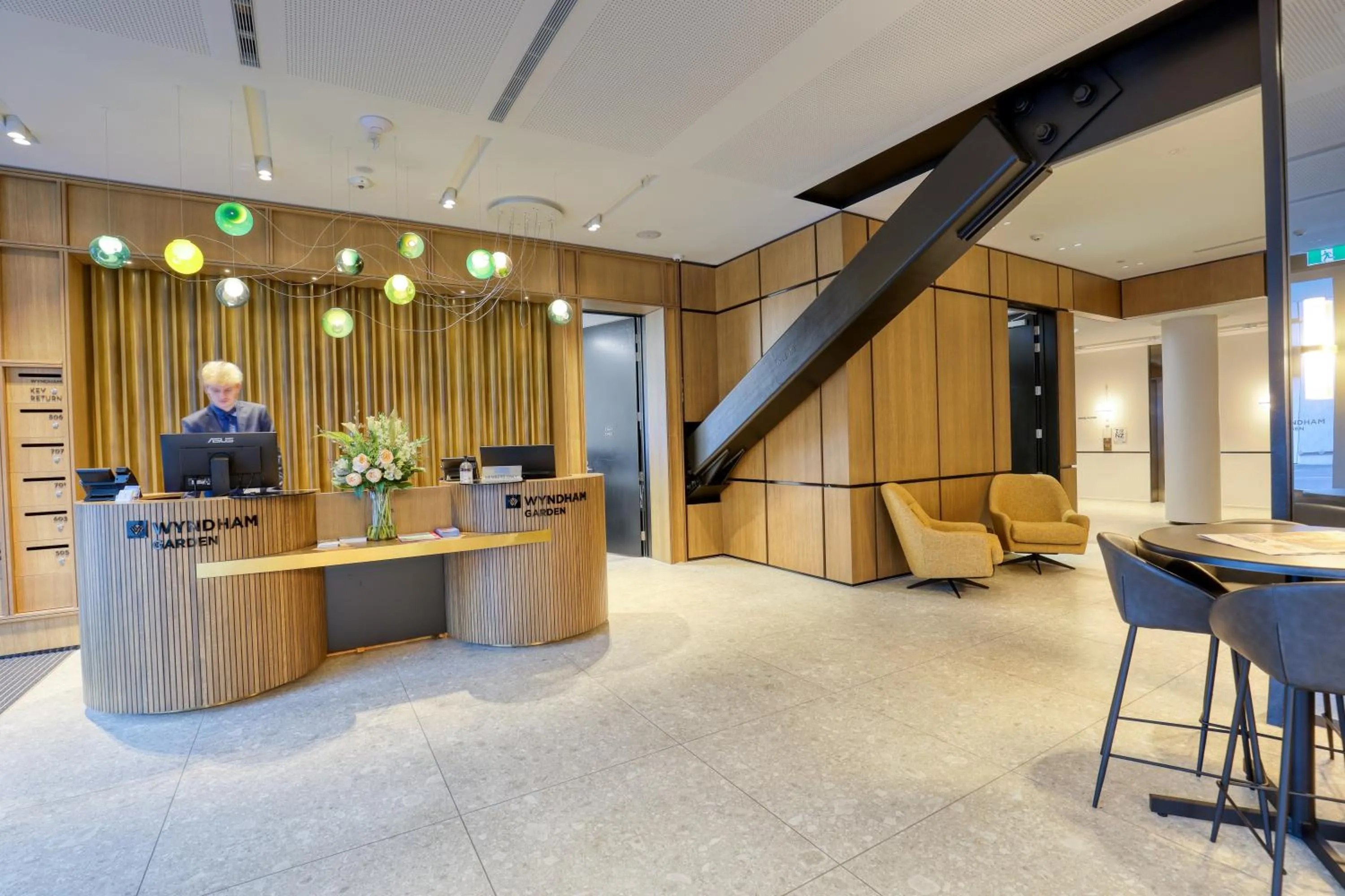 Lobby or reception in Wyndham Garden Christchurch Kilmore Street
