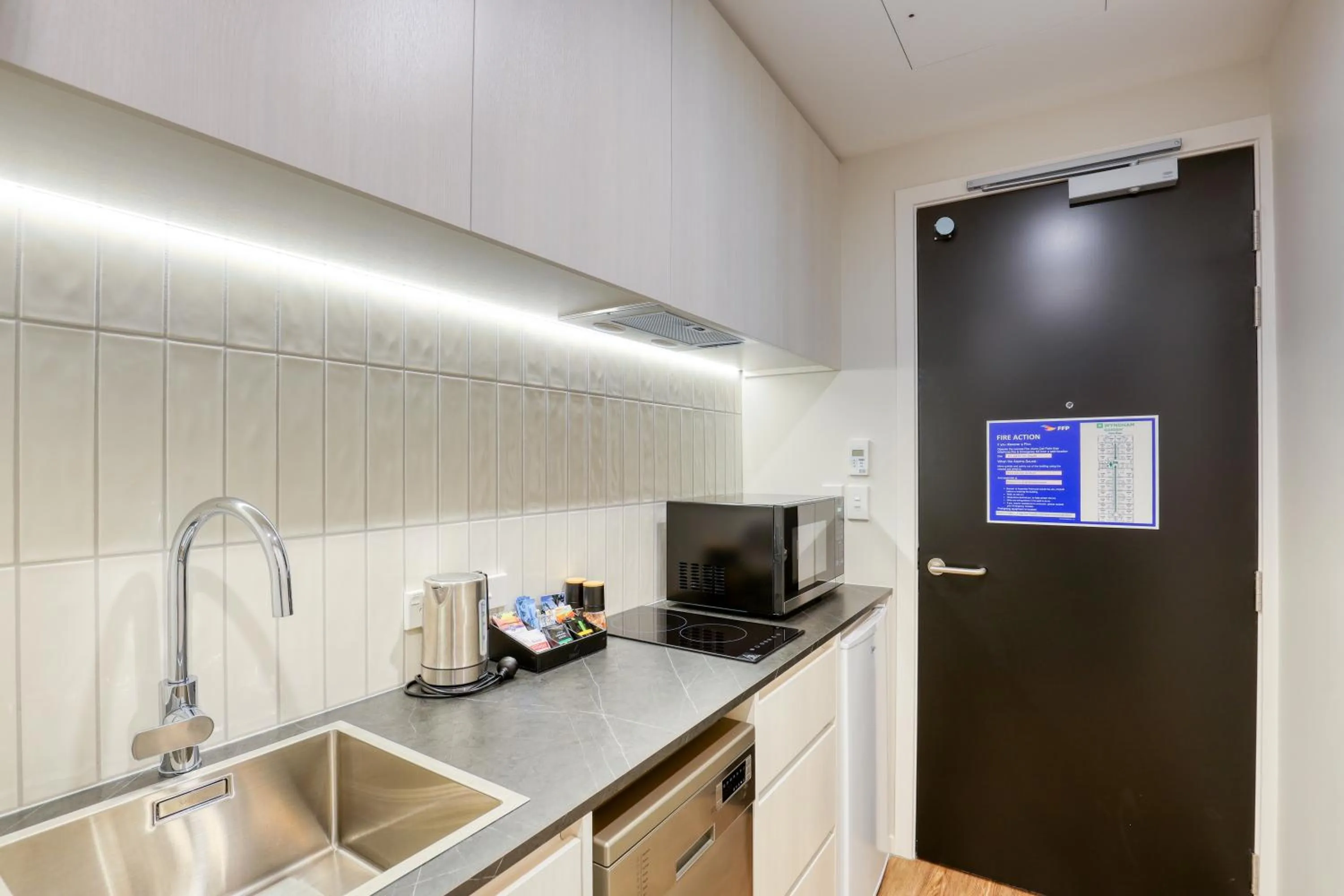 Kitchen or kitchenette in Wyndham Garden Christchurch Kilmore Street