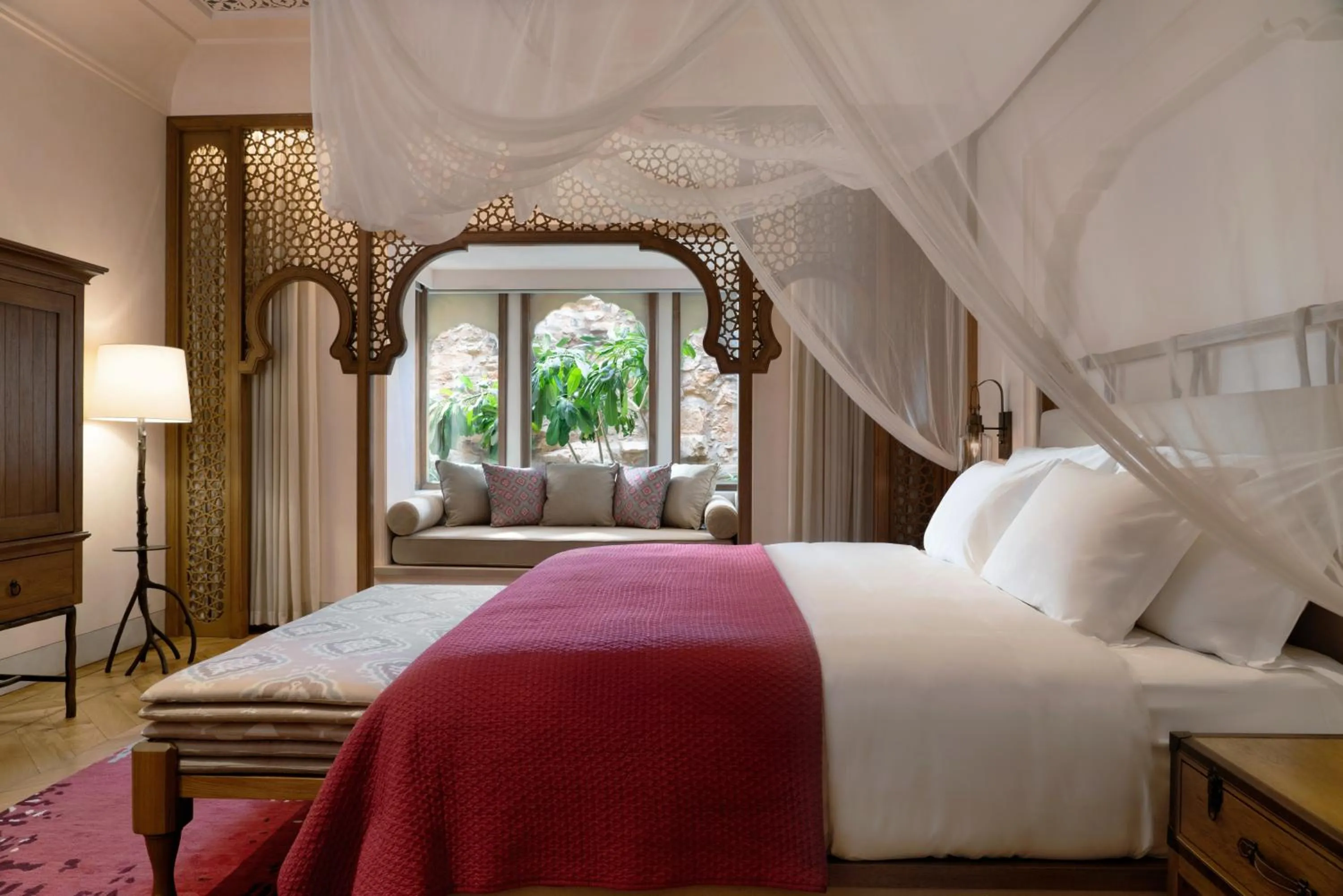 Bed in Six Senses Fort Barwara Sawai Madhopur