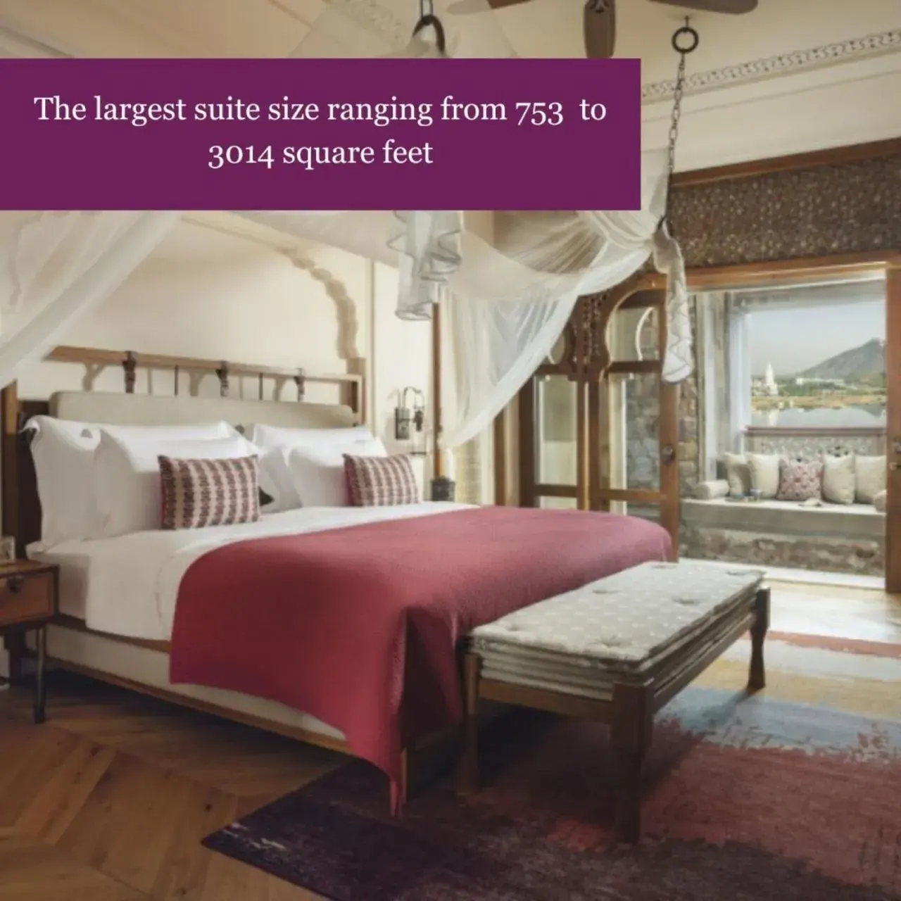 Area and facilities, Bed in Six Senses Fort Barwara Sawai Madhopur Area and facilities, Bed in Six Senses Fort Barwara Sawai Madhopur