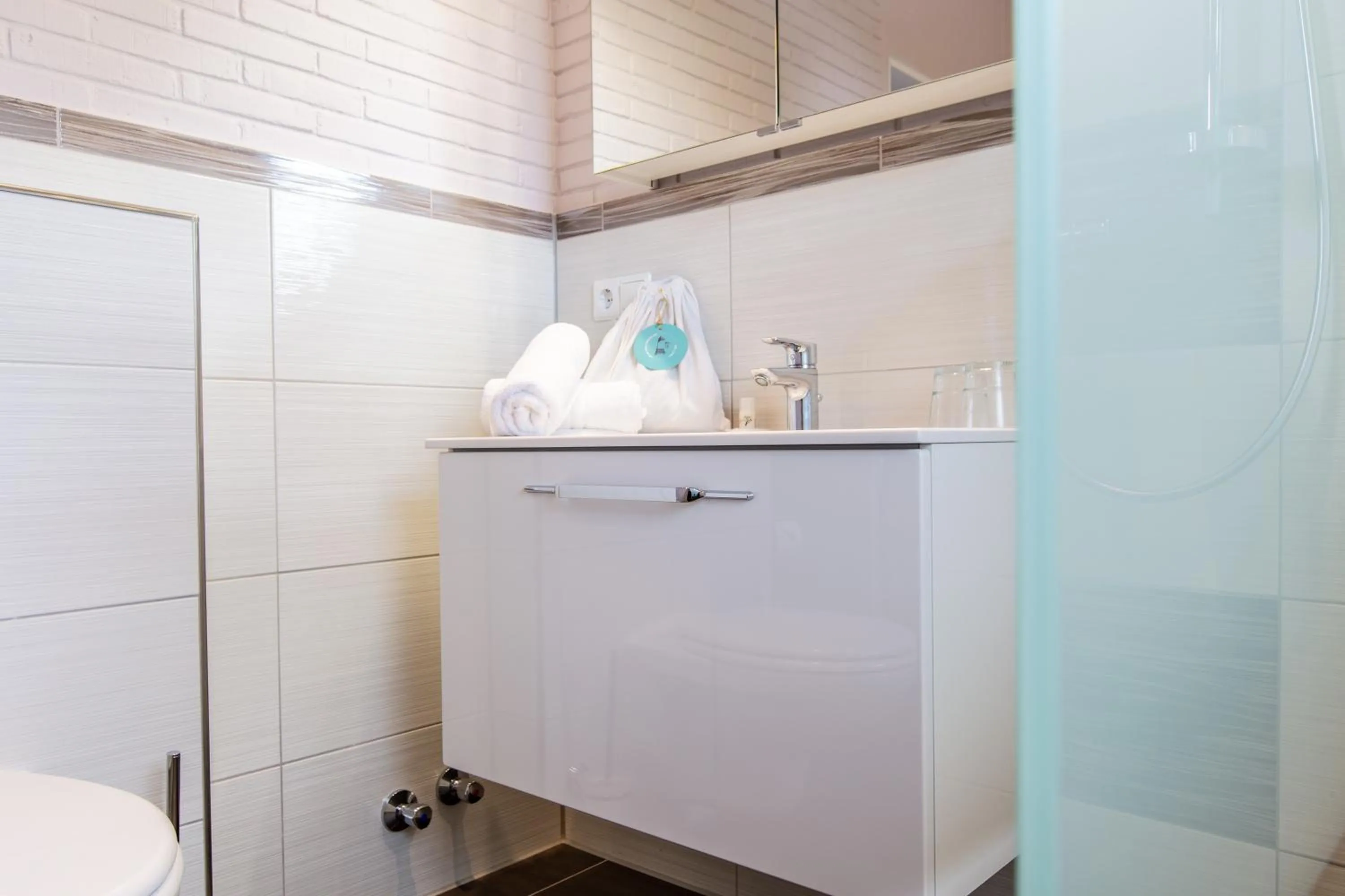 Bathroom in Stratmanns Haus am See