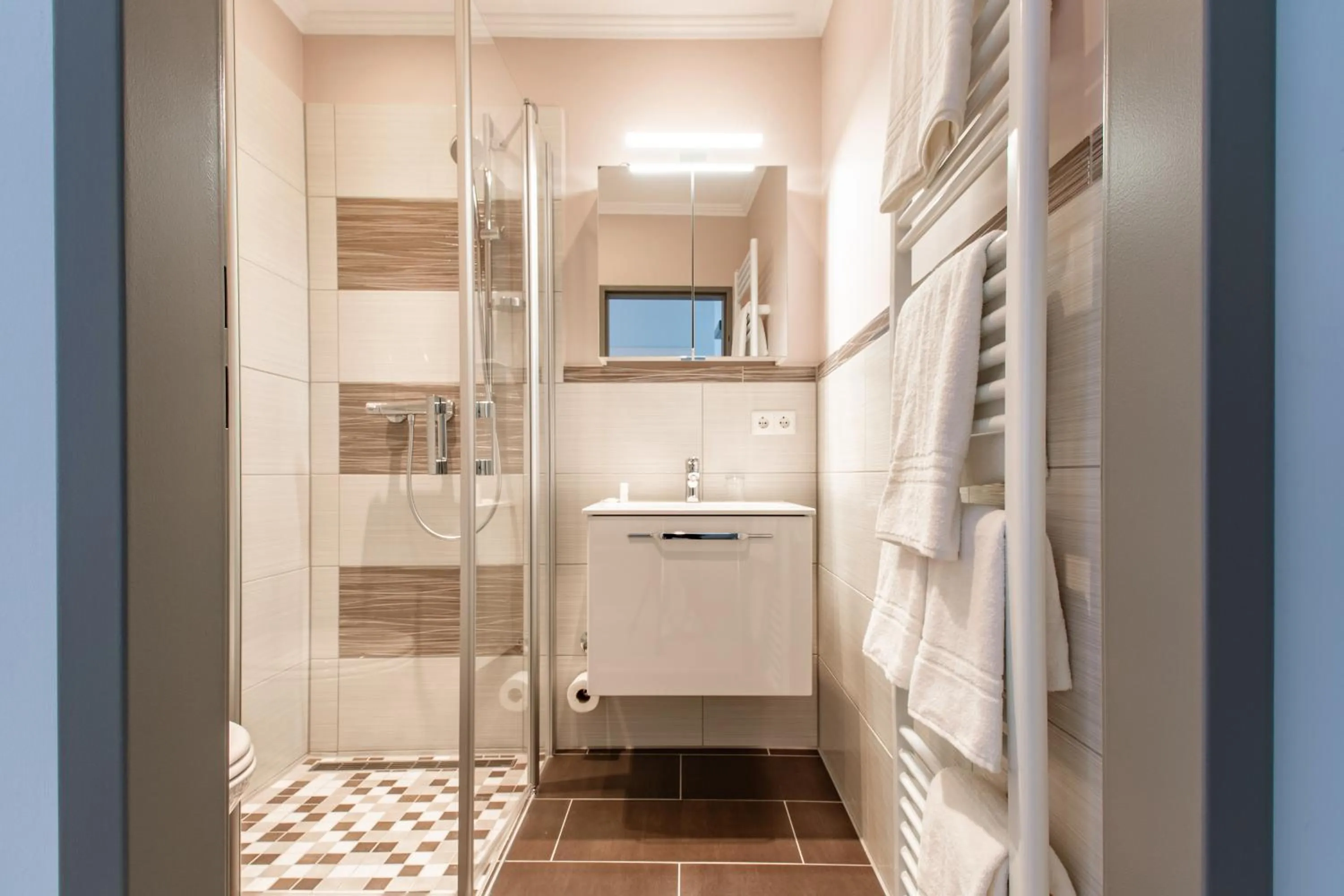 Bathroom in Stratmanns Haus am See