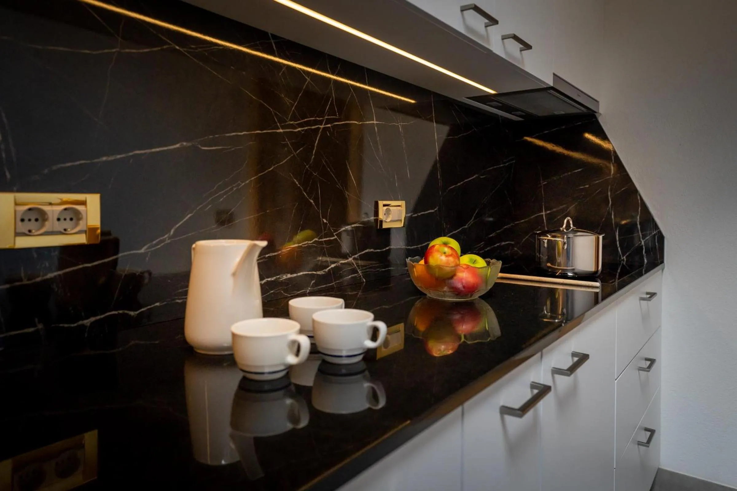 Kitchen or kitchenette in Apartments Lasteis