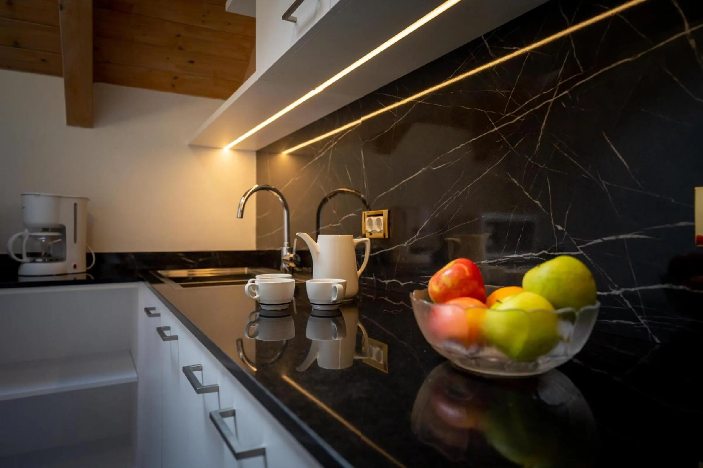 Kitchen or kitchenette in Apartments Lasteis