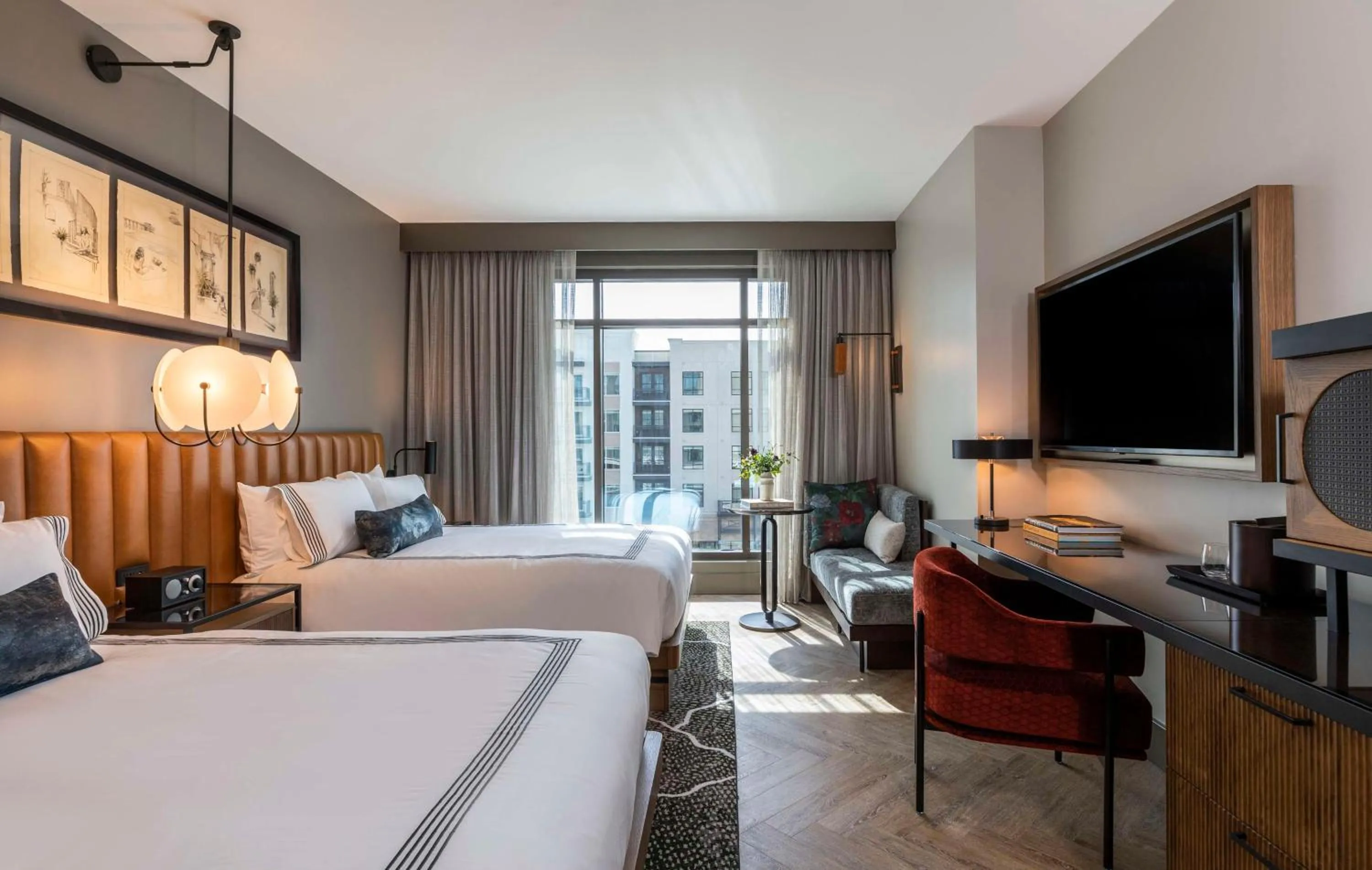 Bedroom, Bed in Thompson Savannah, by Hyatt