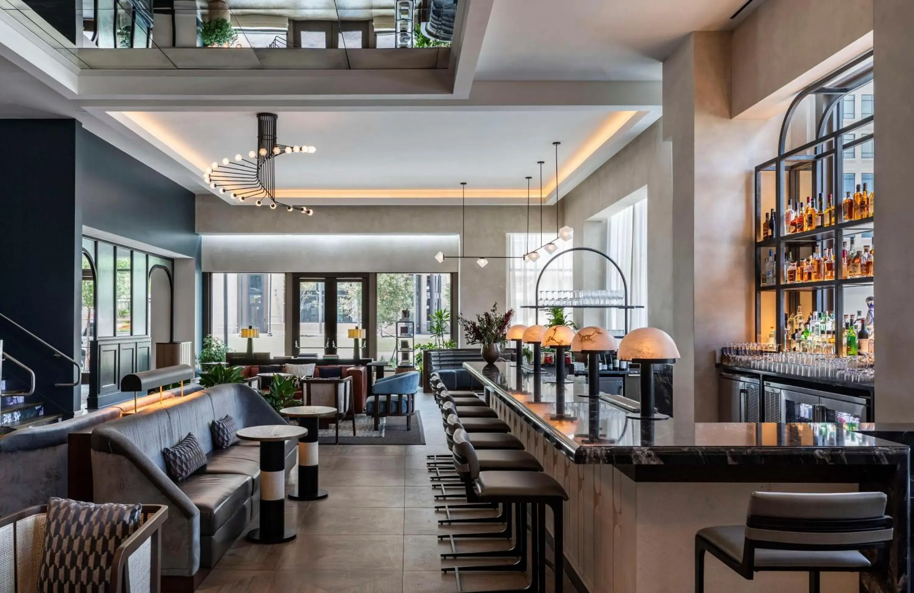 Lounge or bar in Thompson Savannah, by Hyatt Lounge or bar in Thompson Savannah, by Hyatt