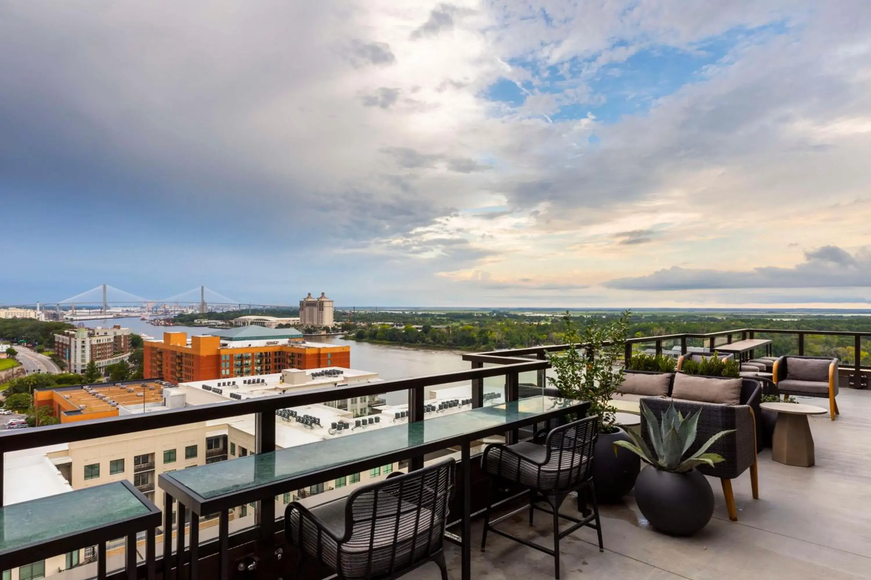 Lounge or bar in Thompson Savannah, by Hyatt Lounge or bar in Thompson Savannah, by Hyatt