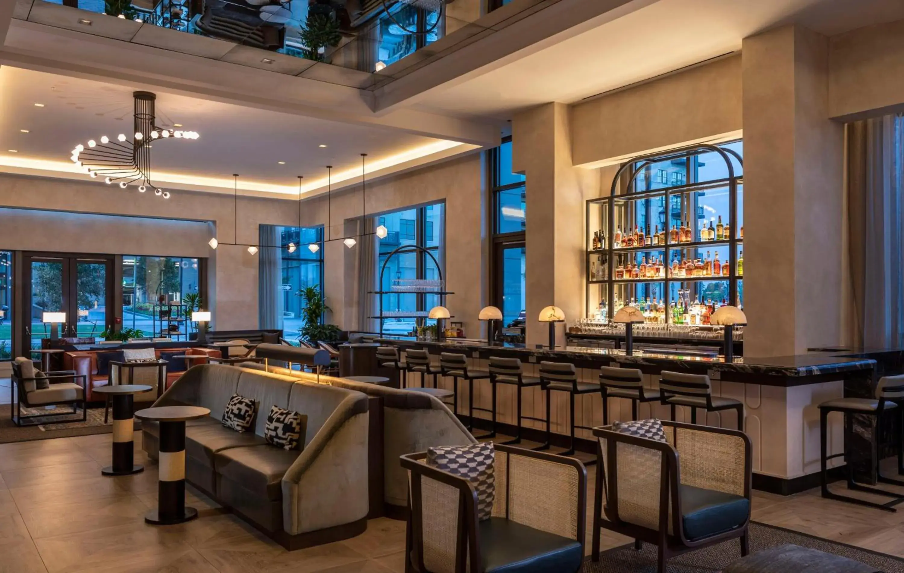 Lounge or bar in Thompson Savannah, by Hyatt Lounge or bar in Thompson Savannah, by Hyatt