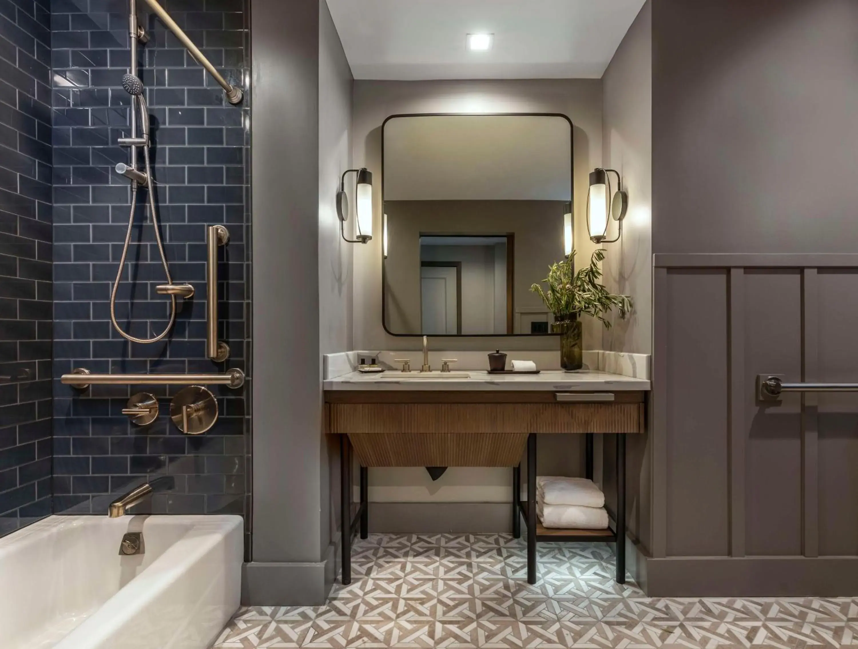 Bathroom in Thompson Savannah, by Hyatt Bathroom in Thompson Savannah, by Hyatt