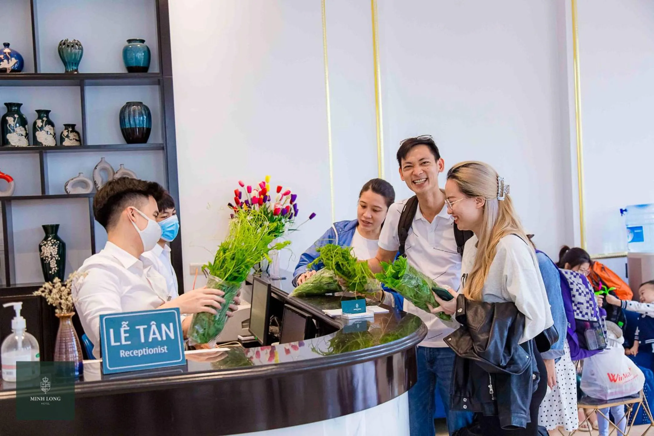 Staff in Minh Long Hotel