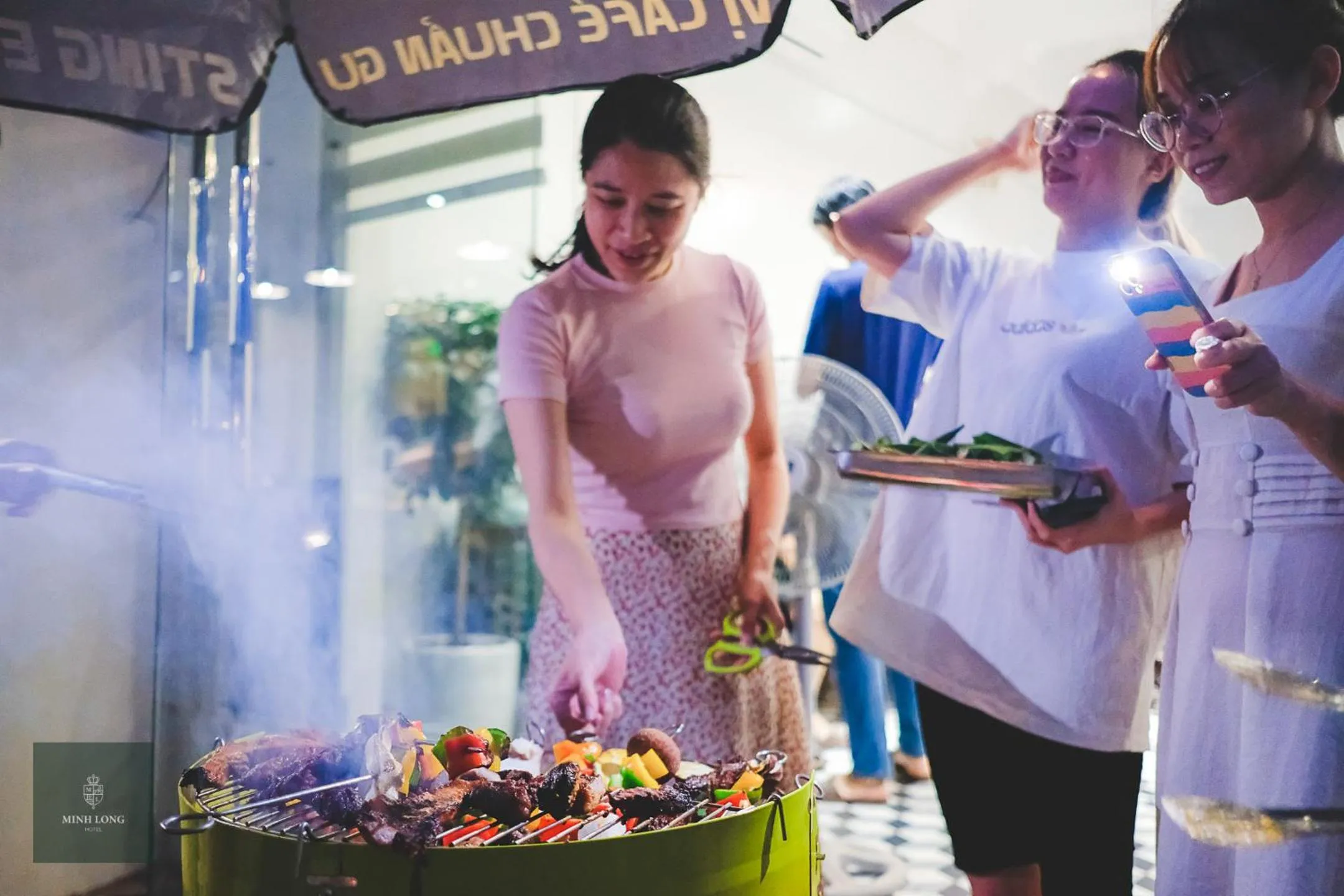 People in Minh Long Hotel