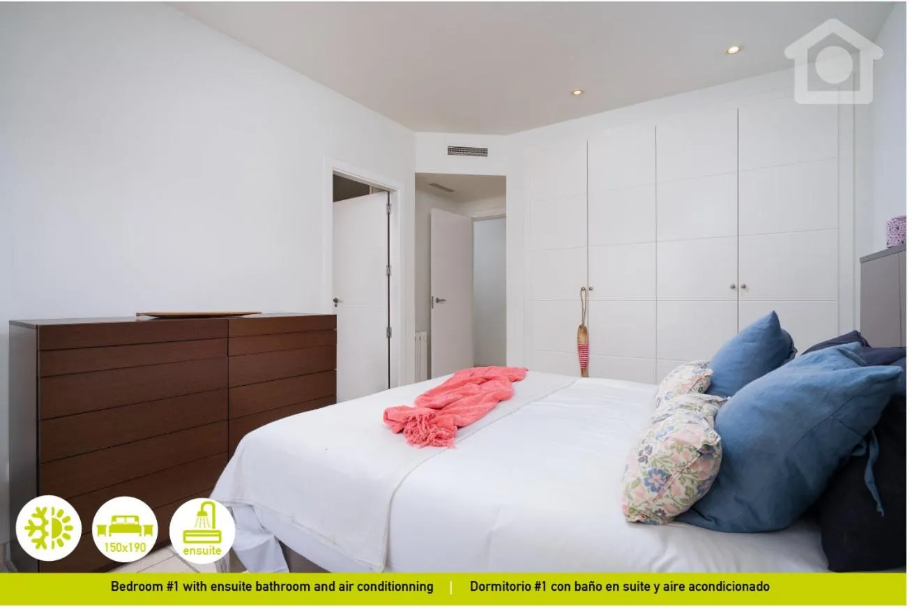 Bed in Solhabitat Moraira Club Island