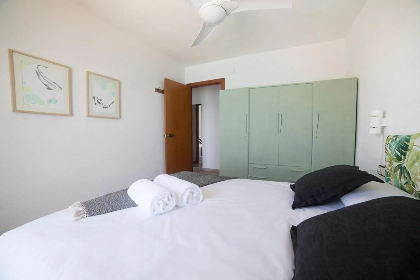 Bedroom, Bed in Apartamento Coblanca