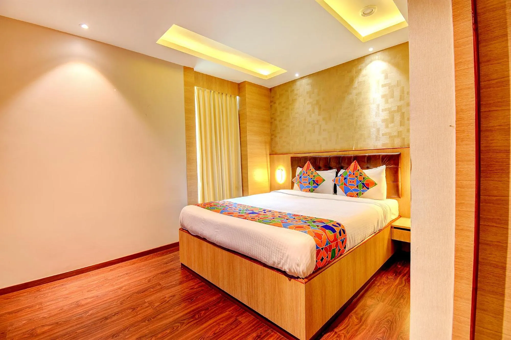 Bedroom, Bed in FabHotel S Comfort Inn - Indiranagar