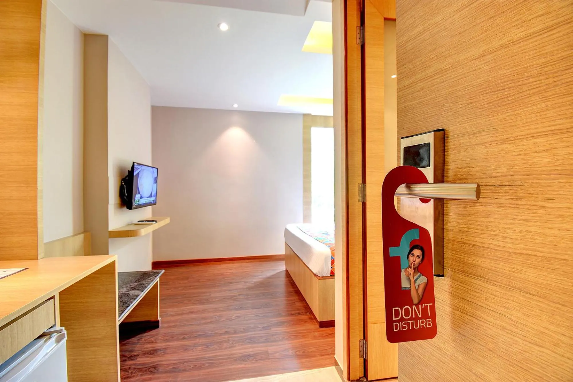 TV and multimedia in FabHotel S Comfort Inn - Indiranagar