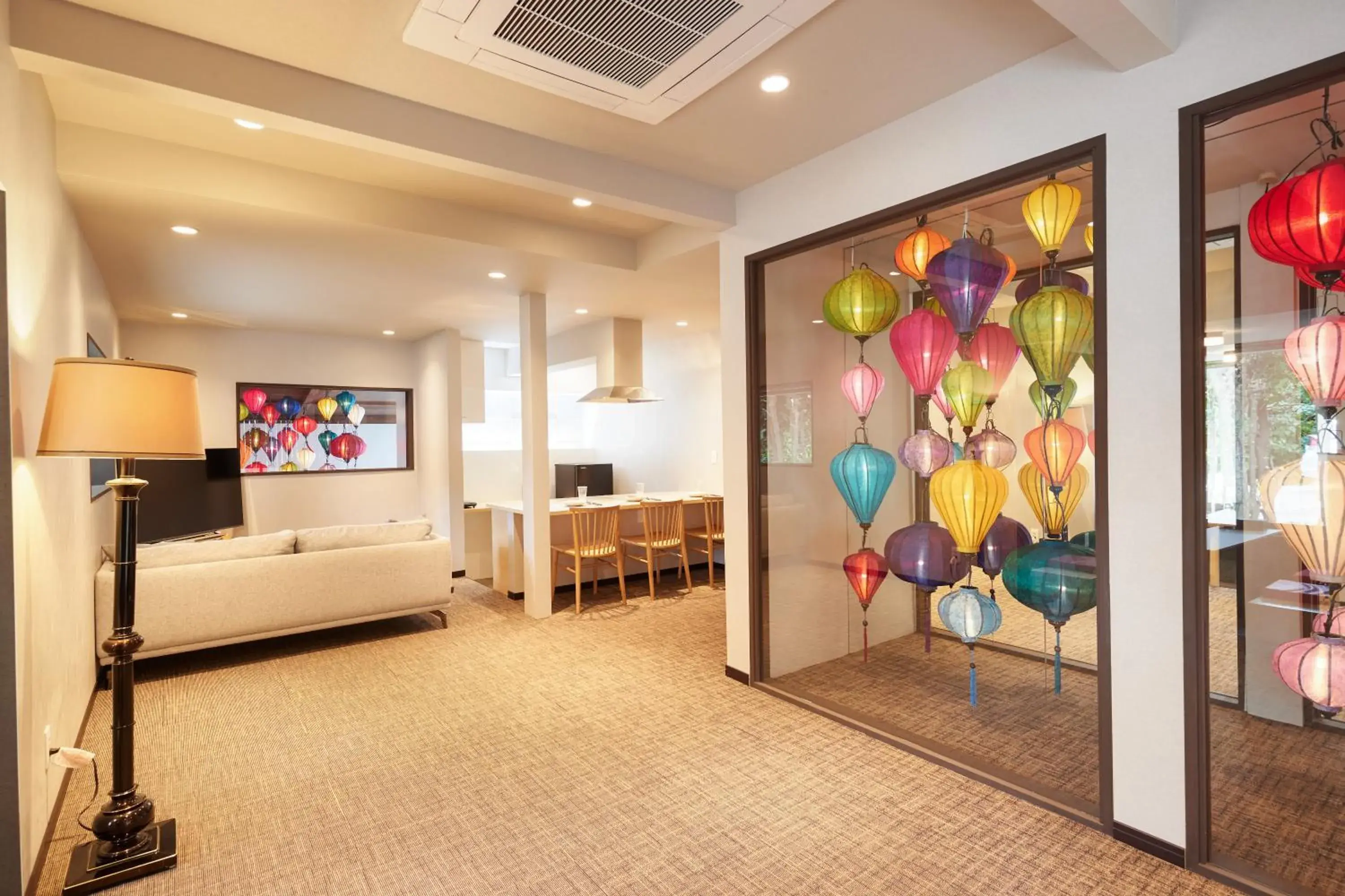 Living room, Bed in ADAN RESORT 灯 - Lamp - Living room, Bed in ADAN RESORT 灯 - Lamp -