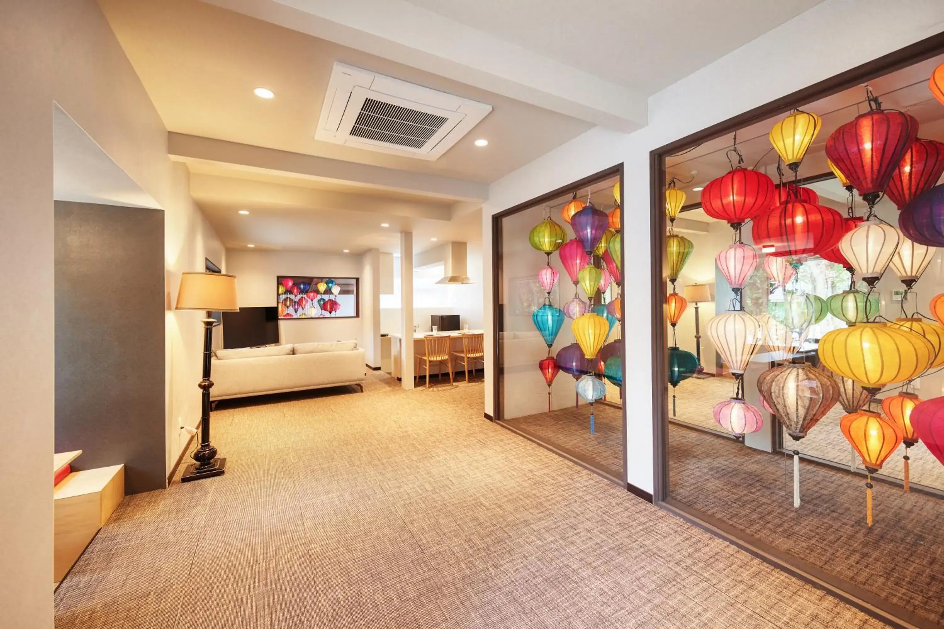 Living room, Bed in ADAN RESORT 灯 - Lamp - Living room, Bed in ADAN RESORT 灯 - Lamp -