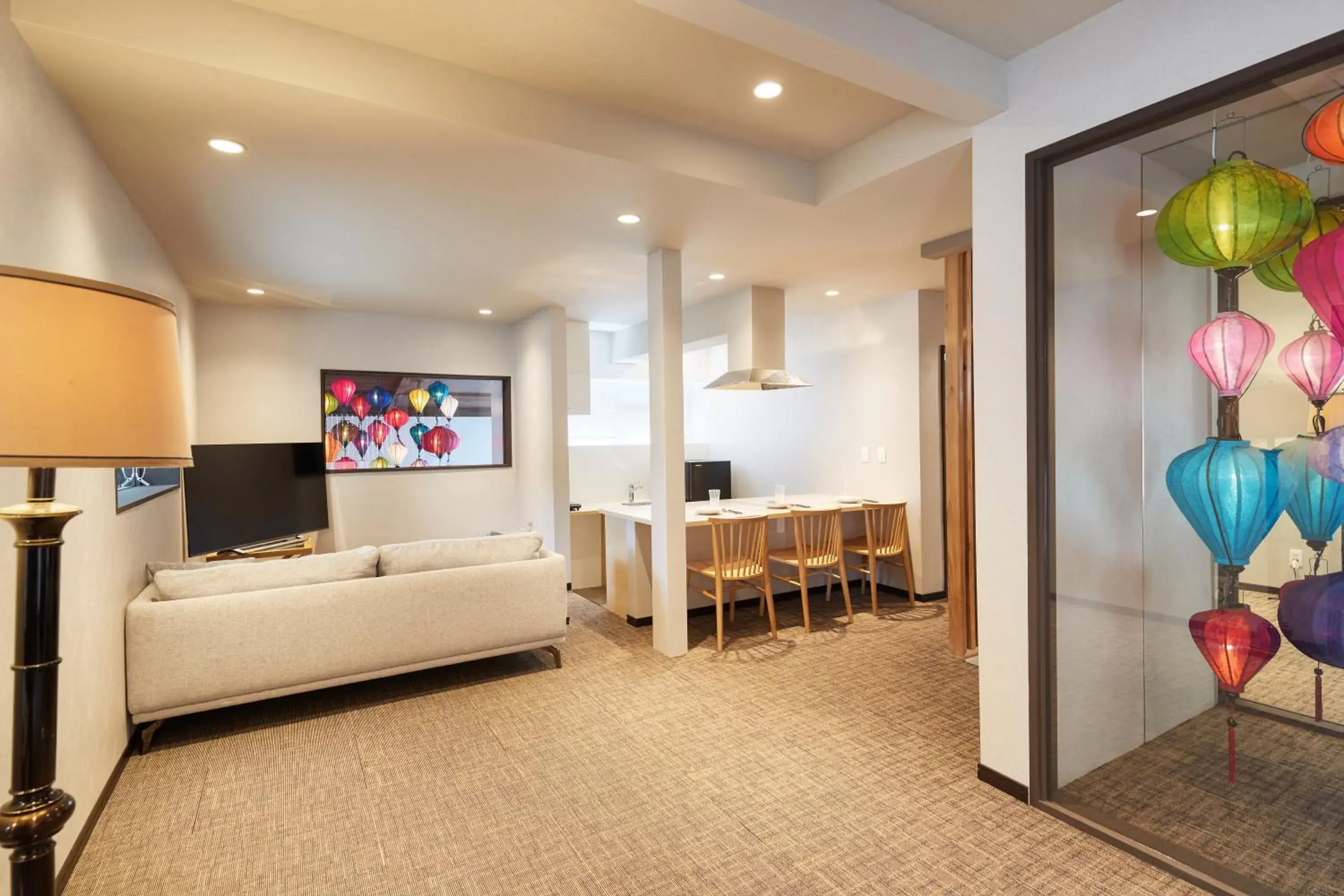 Living room, Bed in ADAN RESORT 灯 - Lamp - Living room, Bed in ADAN RESORT 灯 - Lamp -