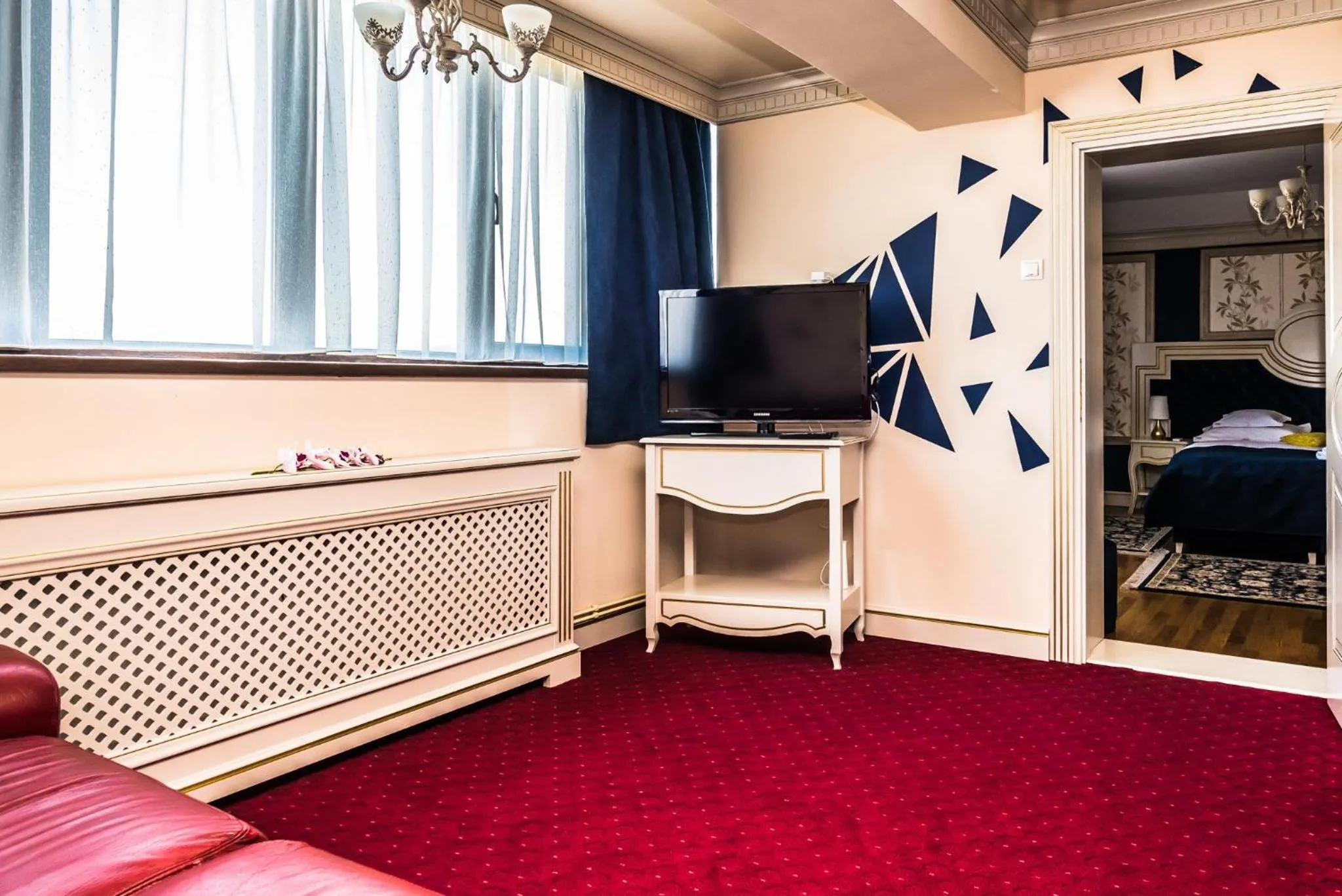 Living room, Bed in Sky Park Home