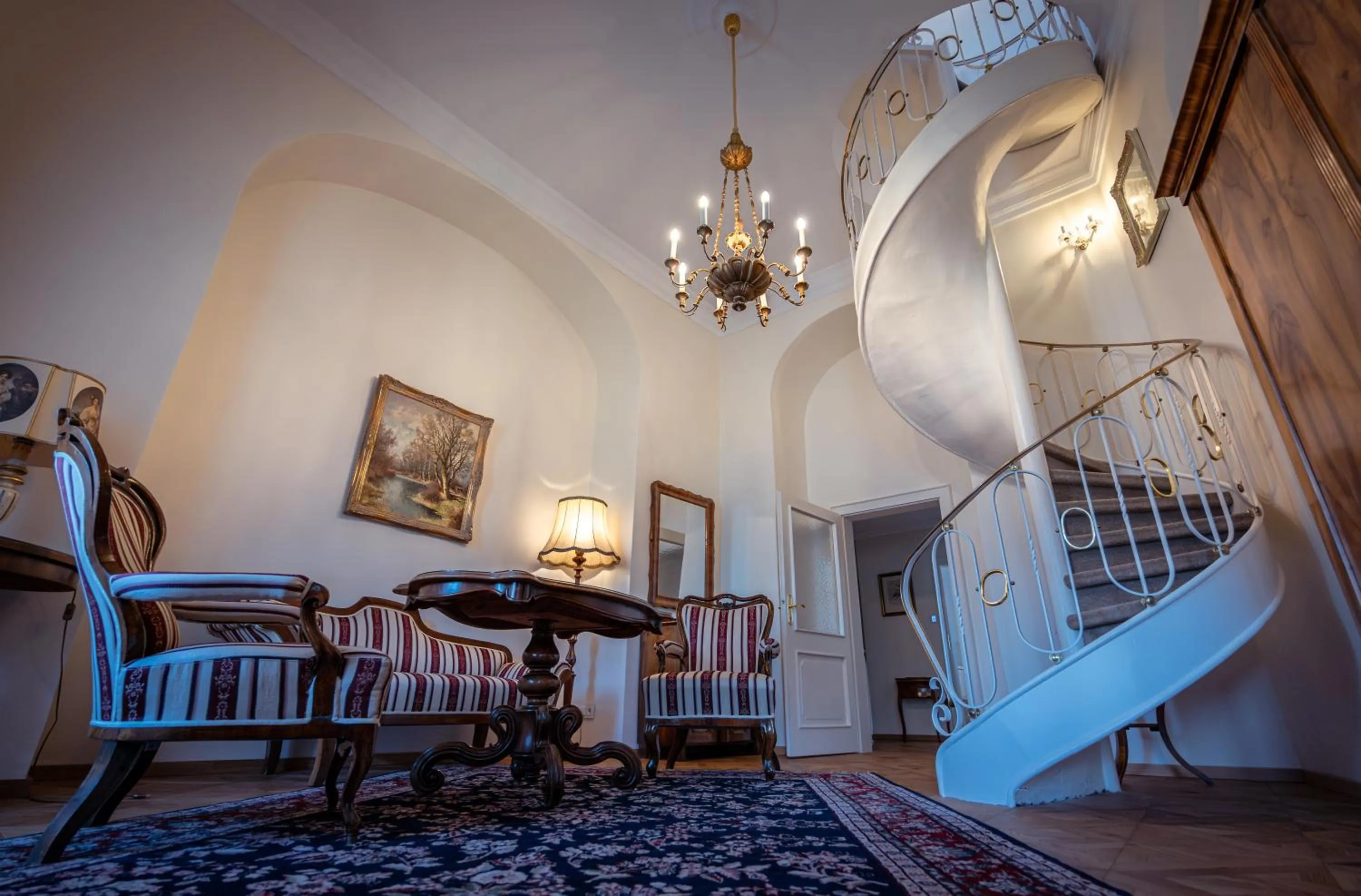 Seating area in Hotel Schloss Dürnstein